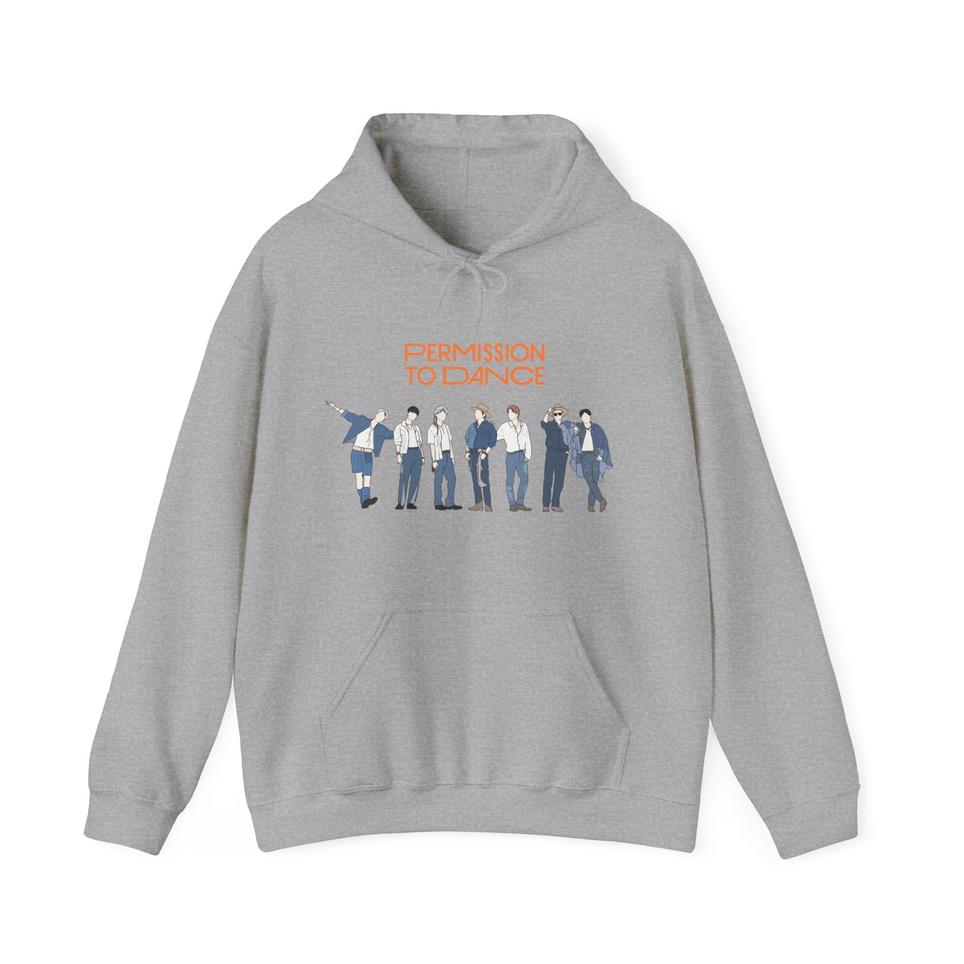 Permission to Dance-Inspired Kpop Hoodie – Cheerful Hooded Sweatshirt for ARMY and Korean Pop Fans