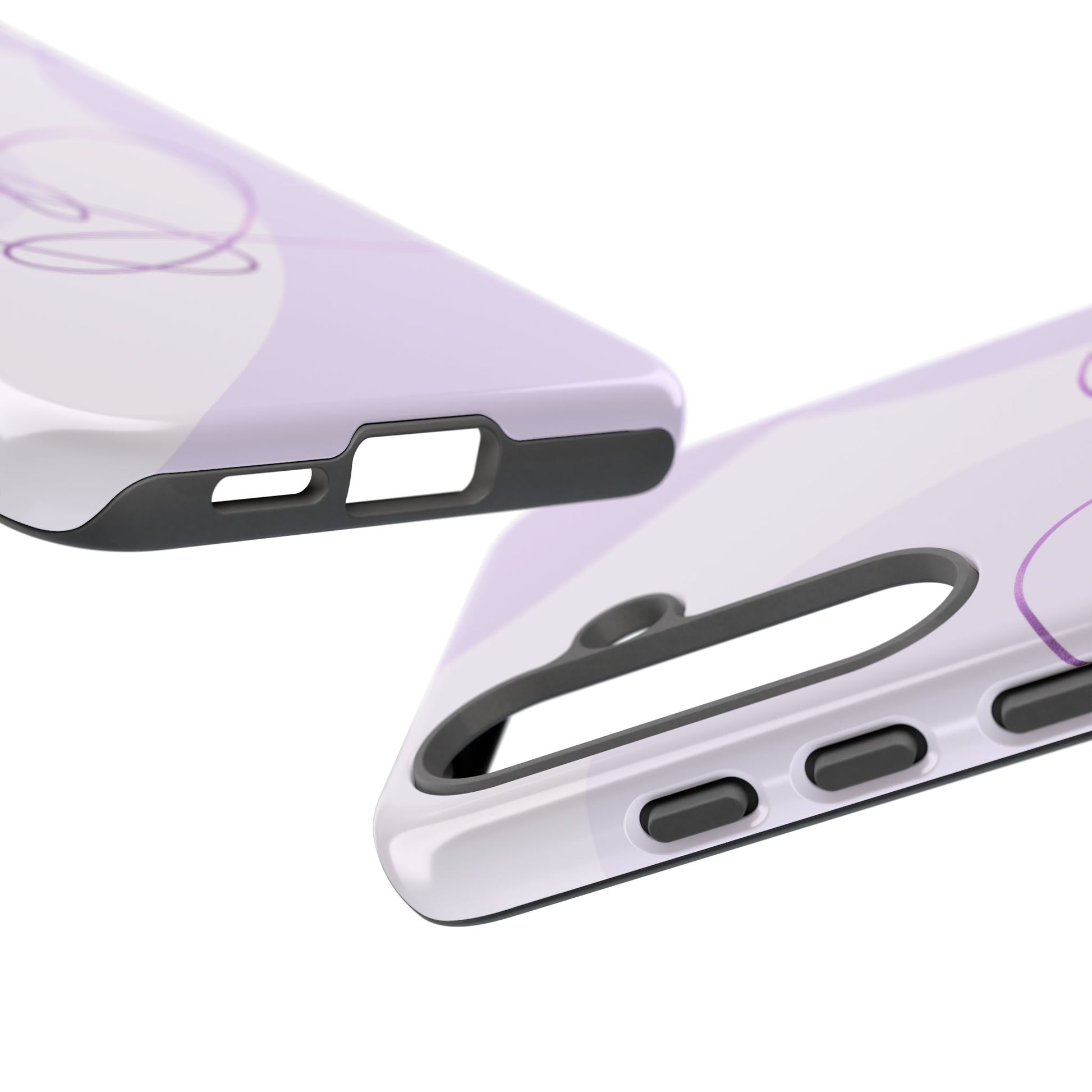 Purple Heart Kpop Phone Case – ‘Love Yourself’ Inspired Tough Case Gift for Korean Pop Fans