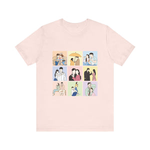 Kdrama Collage T-Shirt – Korean Drama Fan Gift with Aesthetic Korean Style