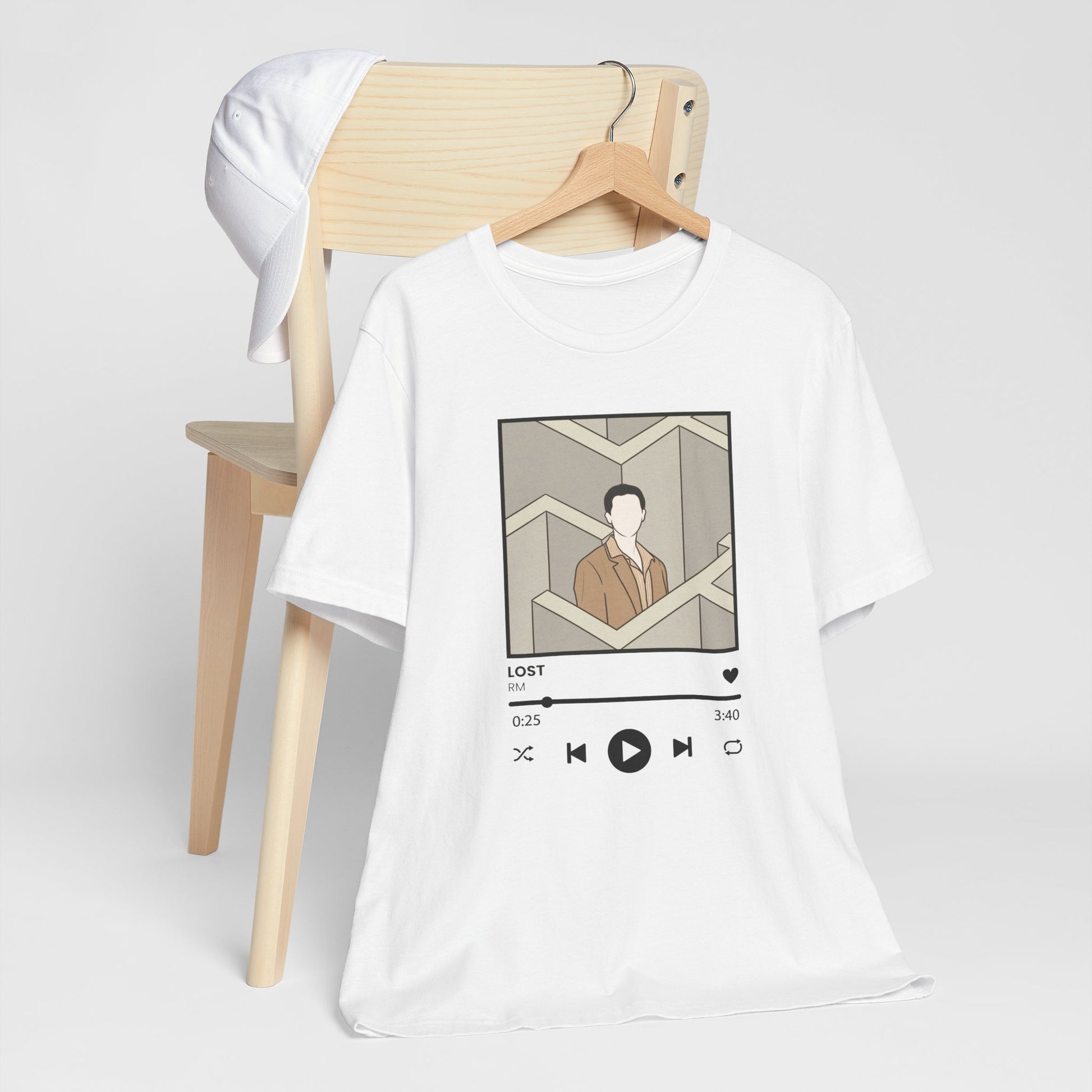 RM Lost-Inspired Kpop T-Shirt – Namjoon Fan Tee for ARMY and Korean Pop Lovers