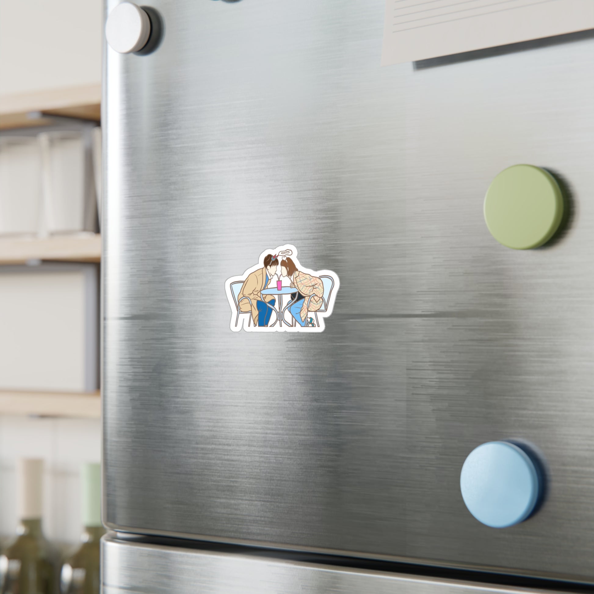 Weightlifting Fairy Kim Bok-Joo Sticker – Kiss-Cut Fanart for Youth Drama Fans