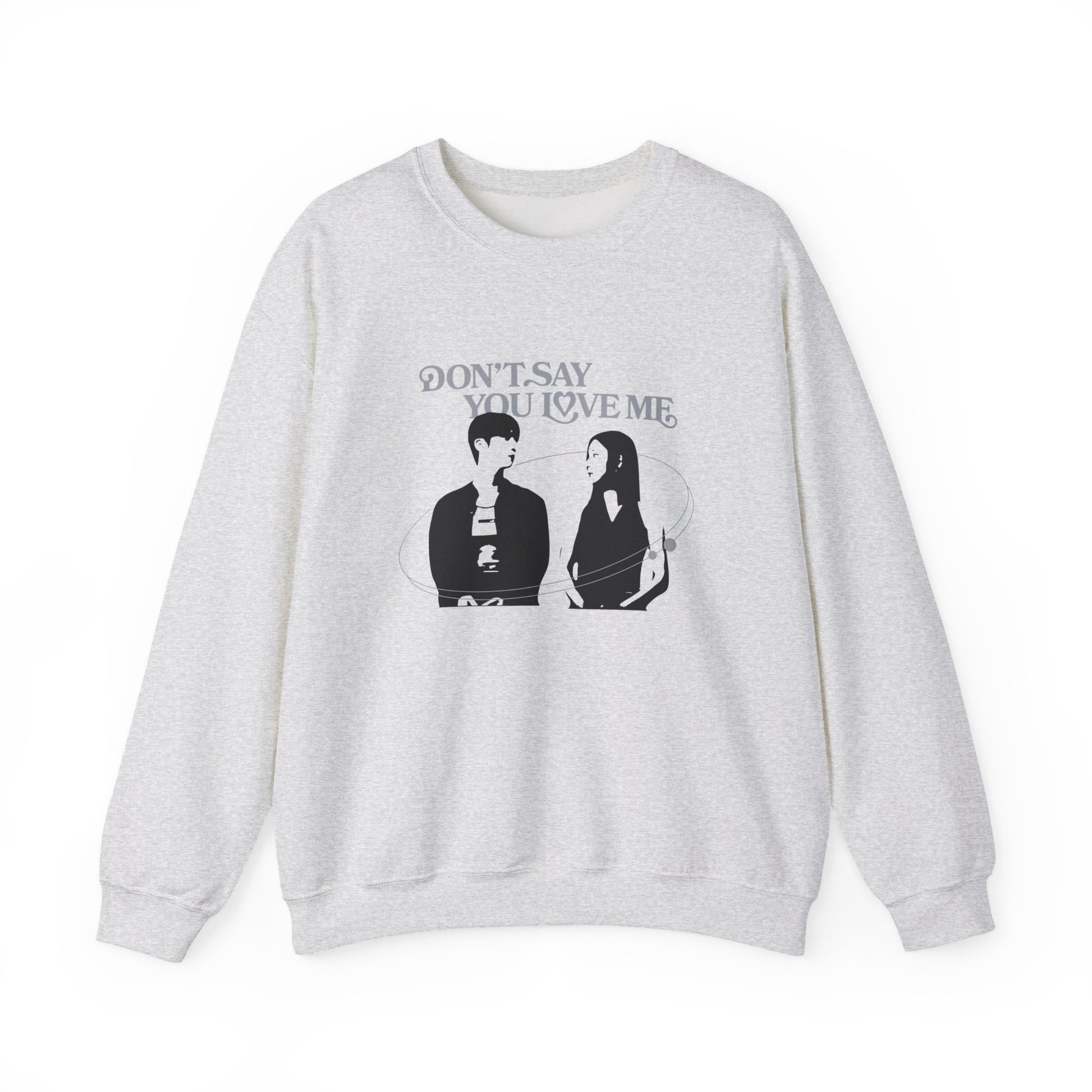 Jin-Inspired Kpop Sweatshirt – ‘Don’t Say You Love Me’ Crewneck for ARMY and Korean Pop Fans