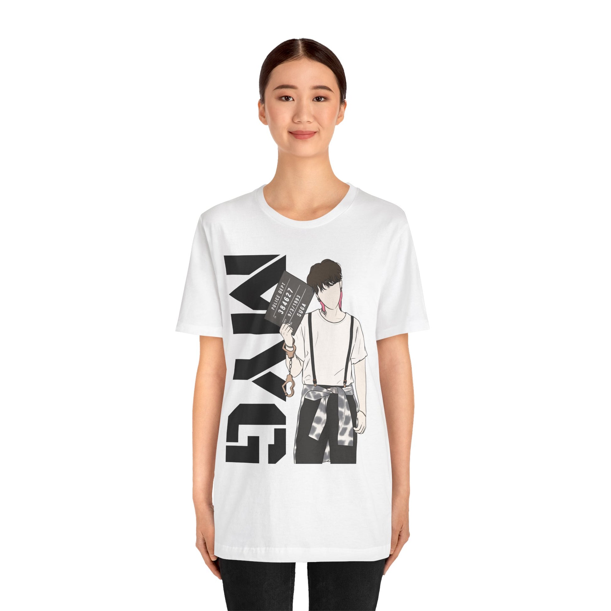 Suga, Min Yoongi-Inspired Kpop T-Shirt for ARMY – Fanart Tee for Korean Music Fans