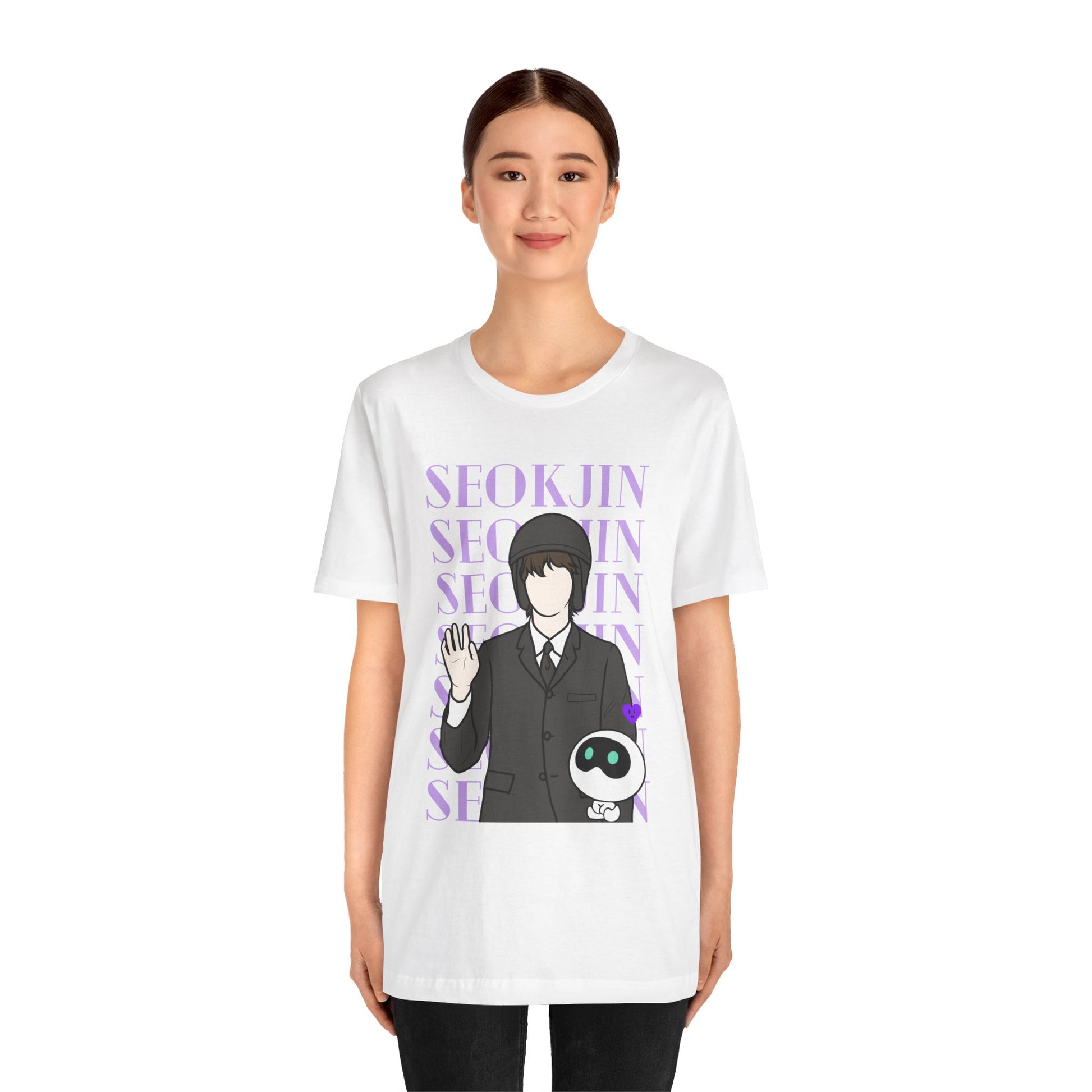 Astronaut-Inspired Kpop T-Shirt – Jin Fan Tee for ARMY and Korean Pop Lovers