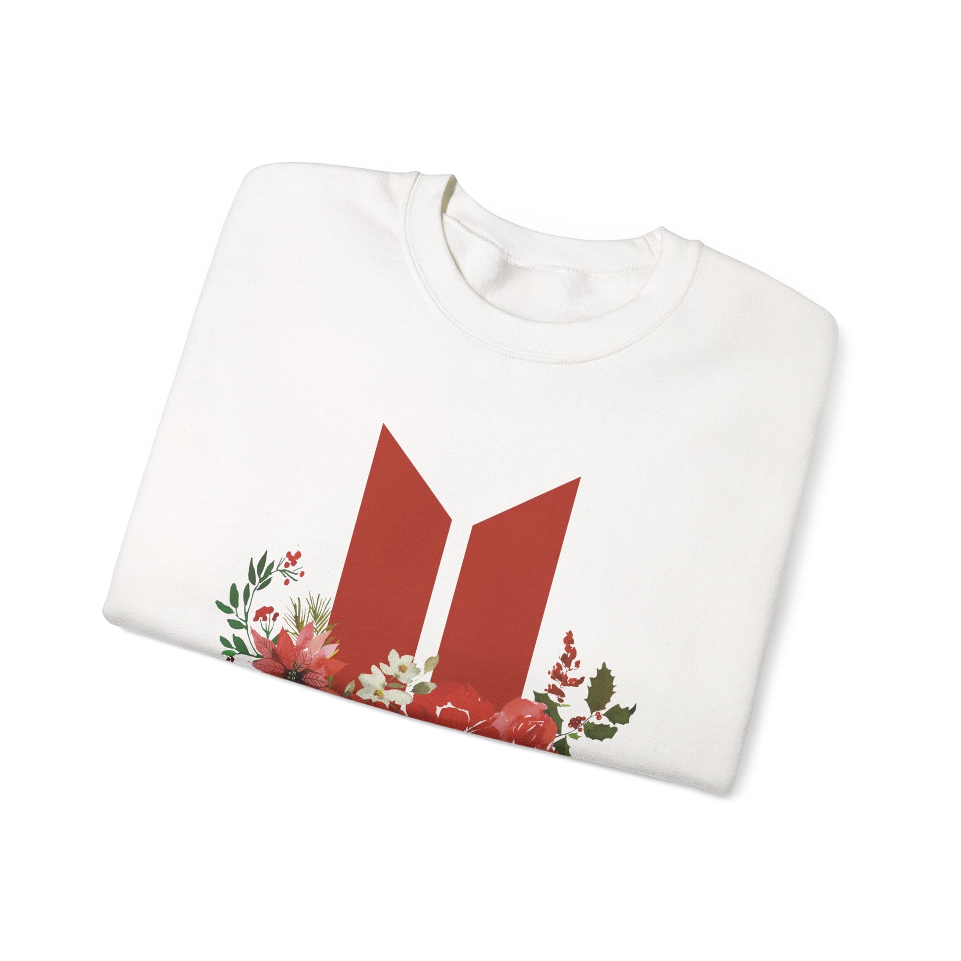 Kpop Christmas Sweatshirt – Festive Holiday Pullover for ARMY and Korean Pop Fans