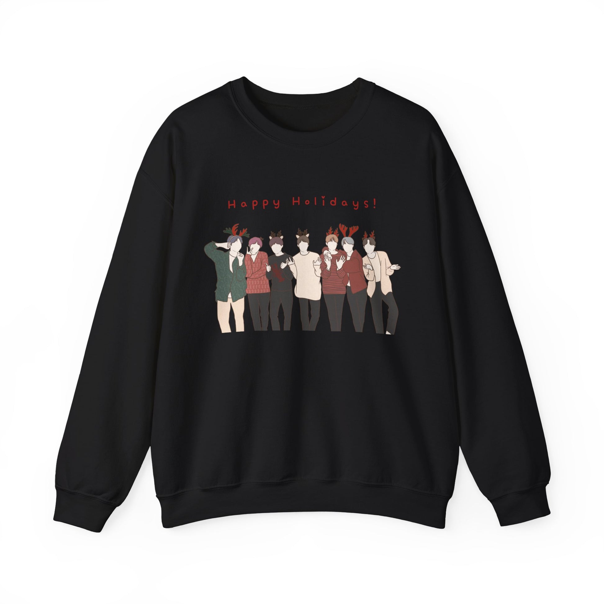 Kpop Christmas Sweatshirt – Festive Holiday Pullover for Korean Pop Fans and Seasonal Gift Lovers