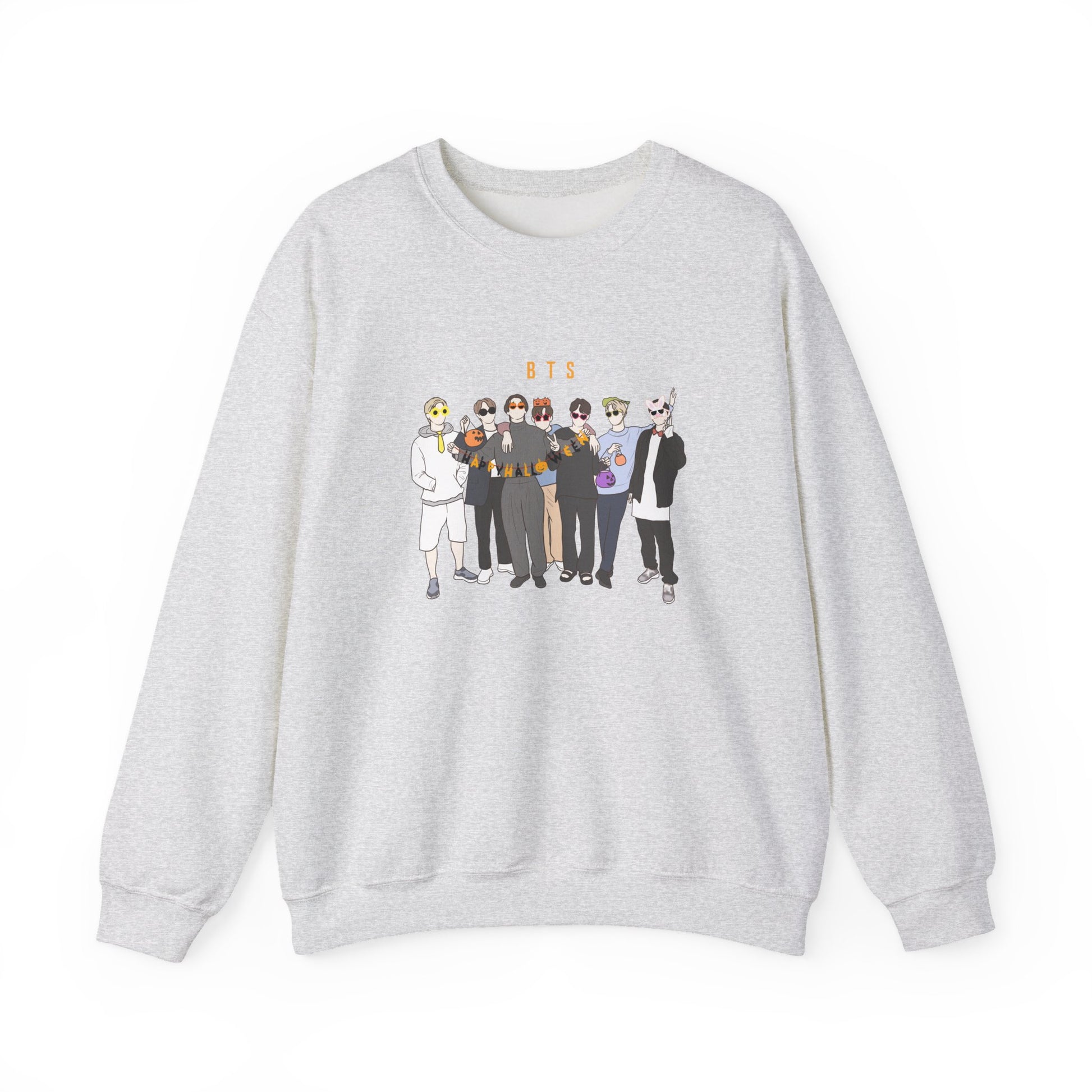Kpop Halloween Sweatshirt – Spooky Season Crewneck for ARMY and Bangtan-Inspired Fans
