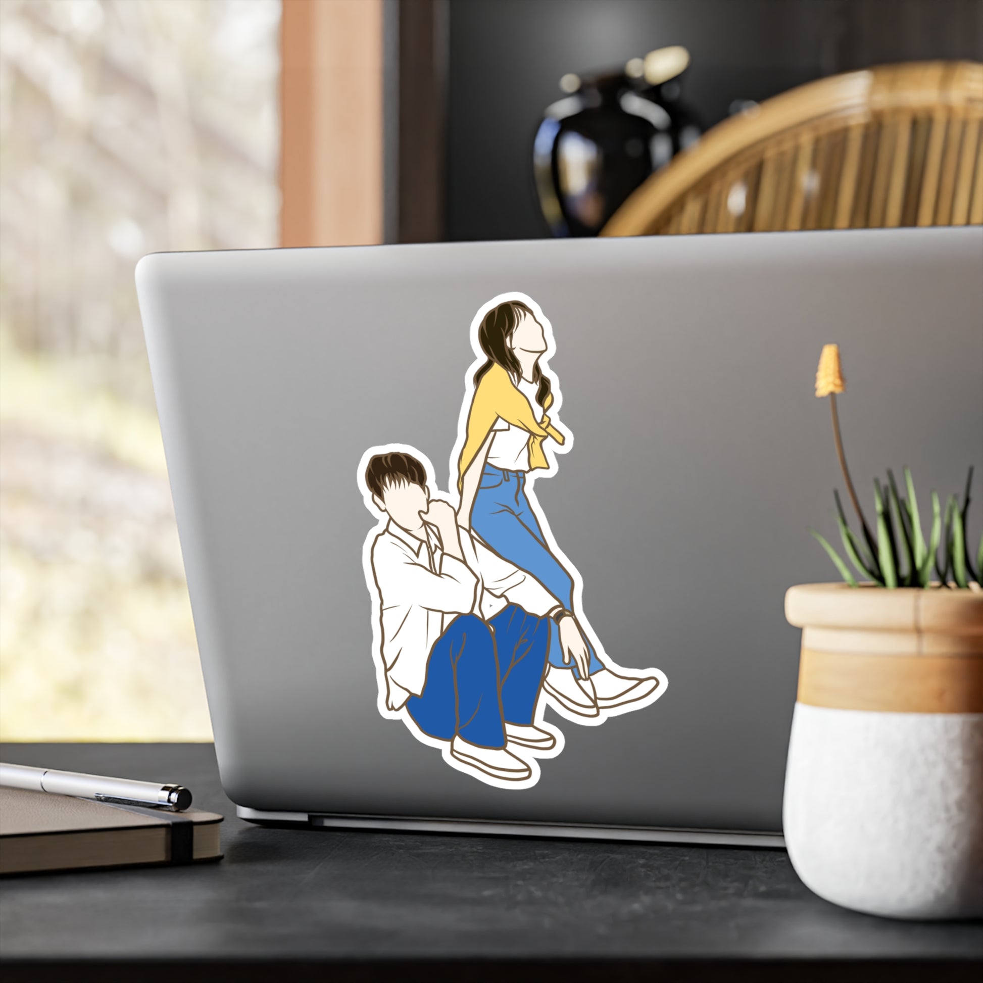 Our Beloved Summer Kdrama Sticker – Kiss-Cut Fanart for Nostalgic Romance Fans