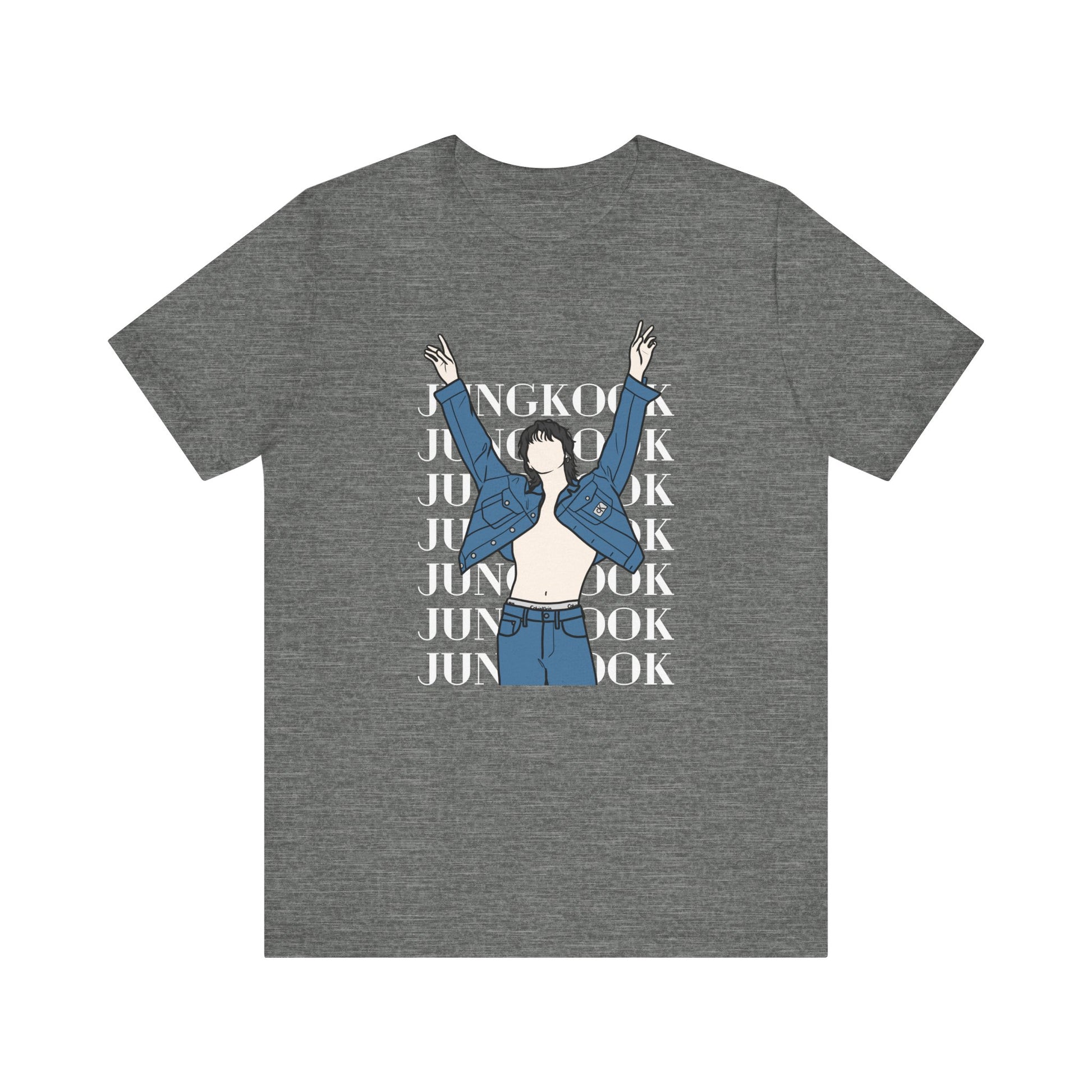 Jungkook-Inspired T-Shirt – Unisex Kpop Tee Featuring CK Style Design