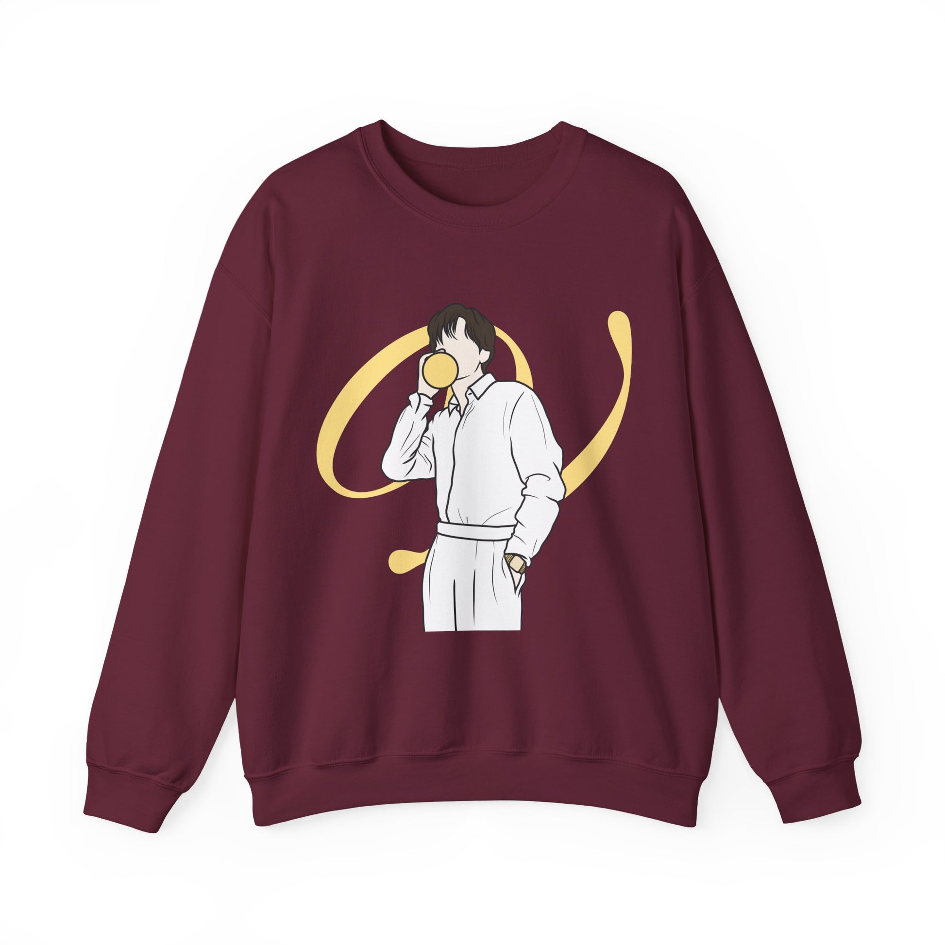 Taehyung-Inspired Kpop Sweatshirt – Fanart Unisex Crewneck for ARMY and Bangtan Style Fans