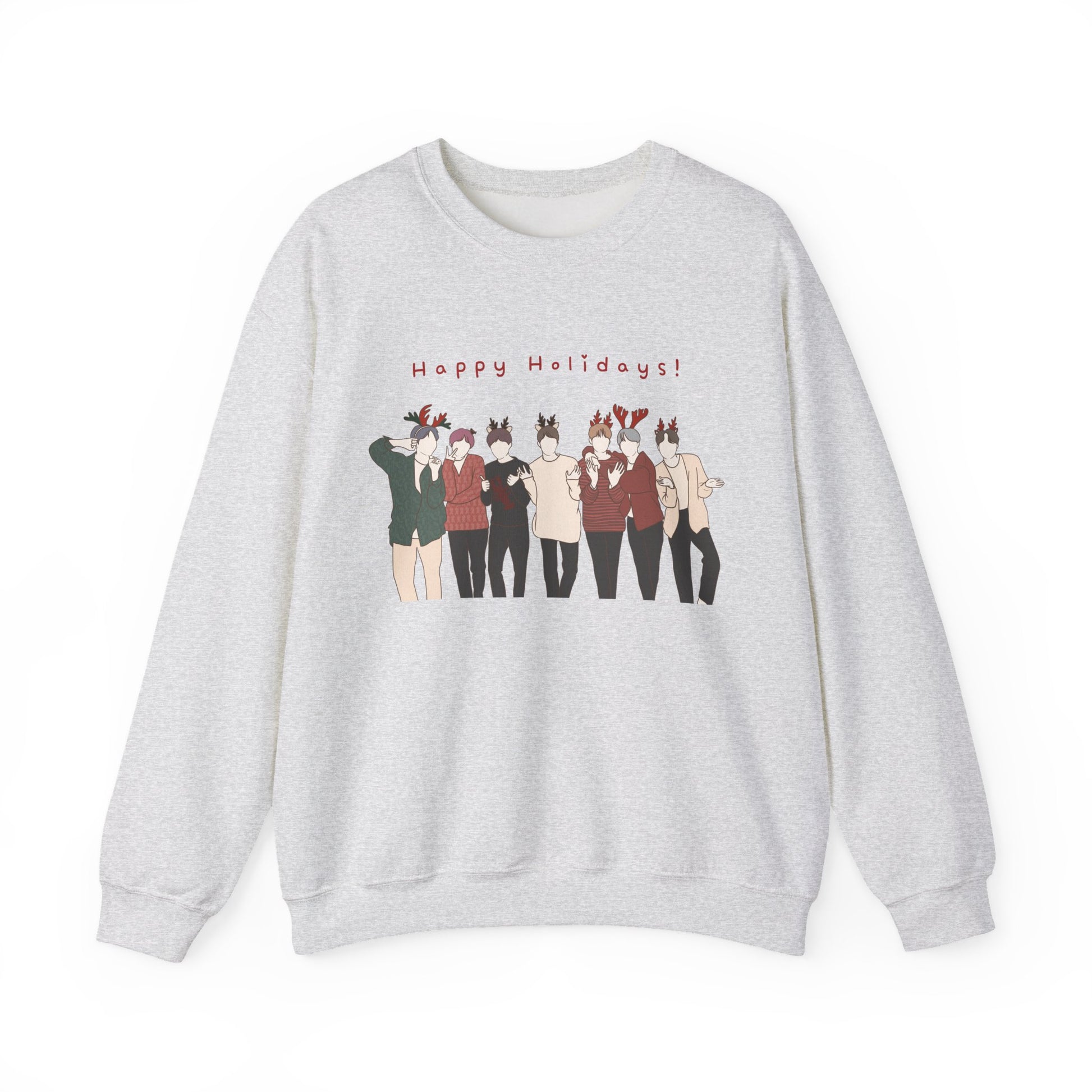 Kpop Christmas Sweatshirt – Festive Holiday Pullover for Korean Pop Fans and Seasonal Gift Lovers