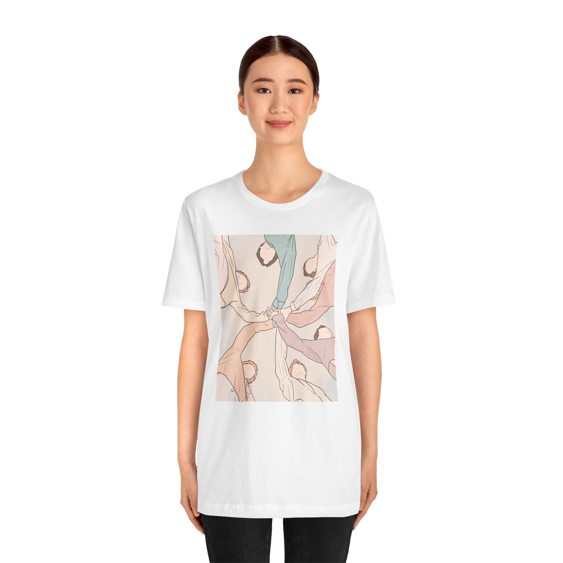 Bangtan-Inspired Kpop T-Shirt – Unisex Friendship Tee for ARMY and Korean Music Fans