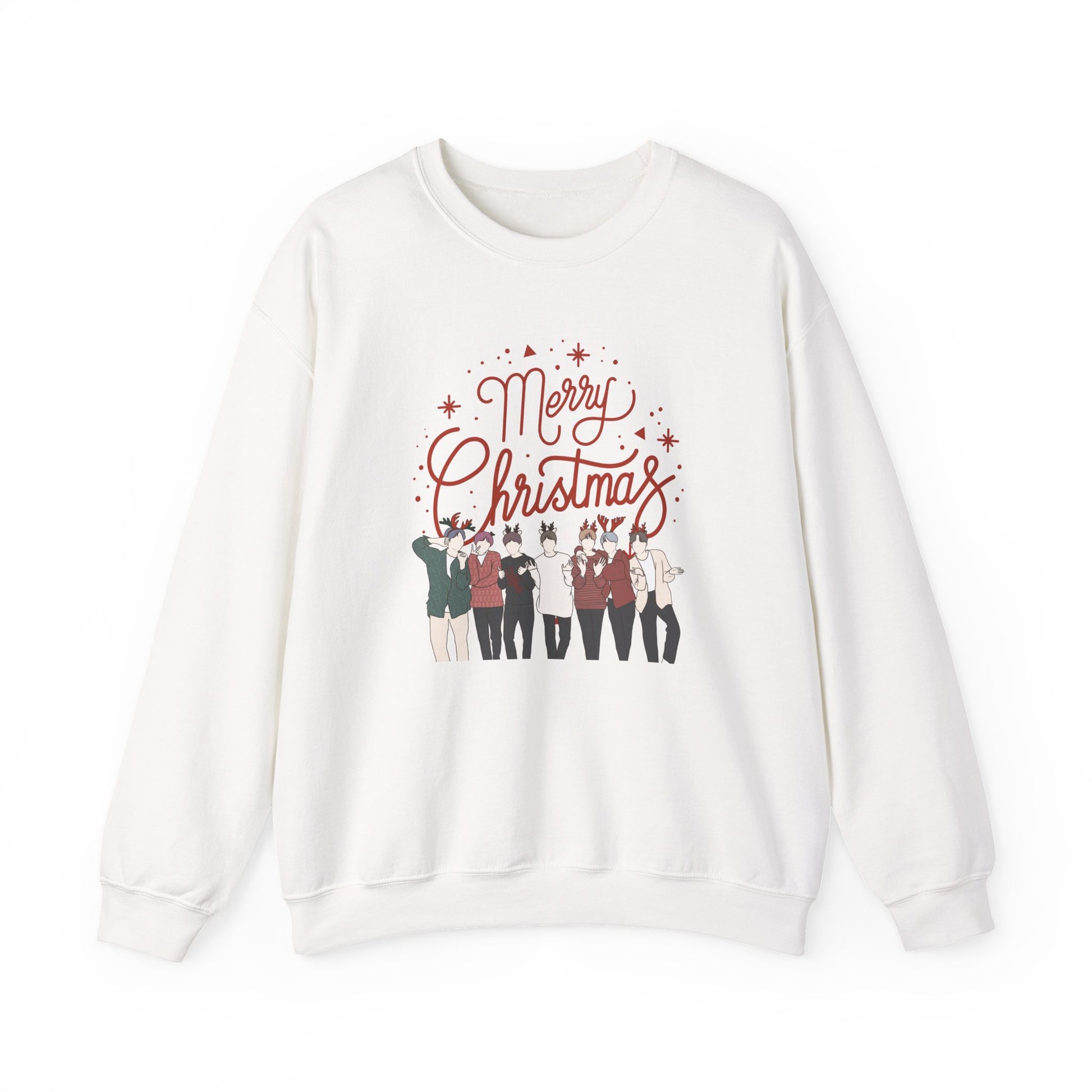 Kpop Christmas Sweatshirt – Holiday Season Pullover for Korean Pop Fans and Festive Gift Lover