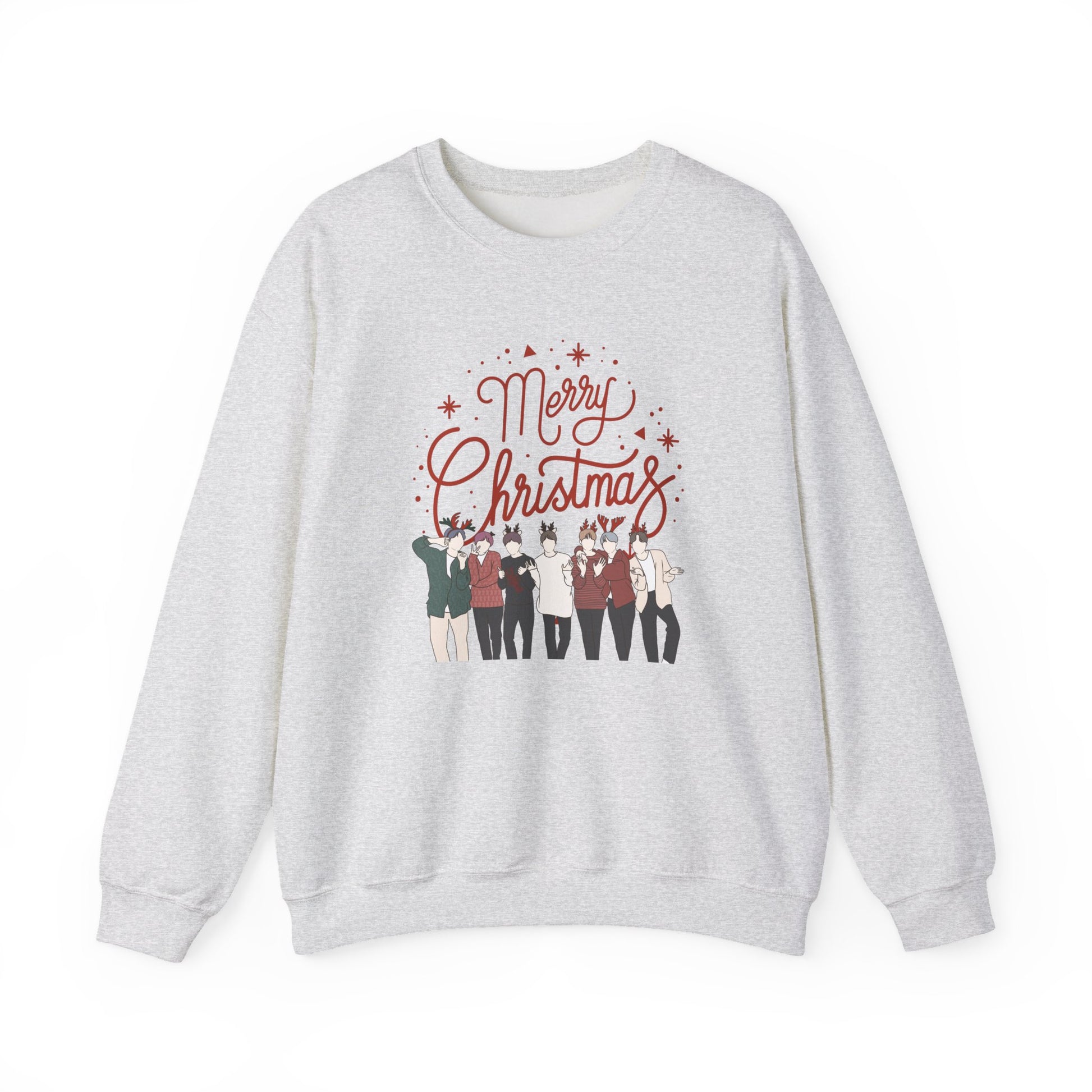 Kpop Christmas Sweatshirt – Holiday Season Pullover for Korean Pop Fans and Festive Gift Lover