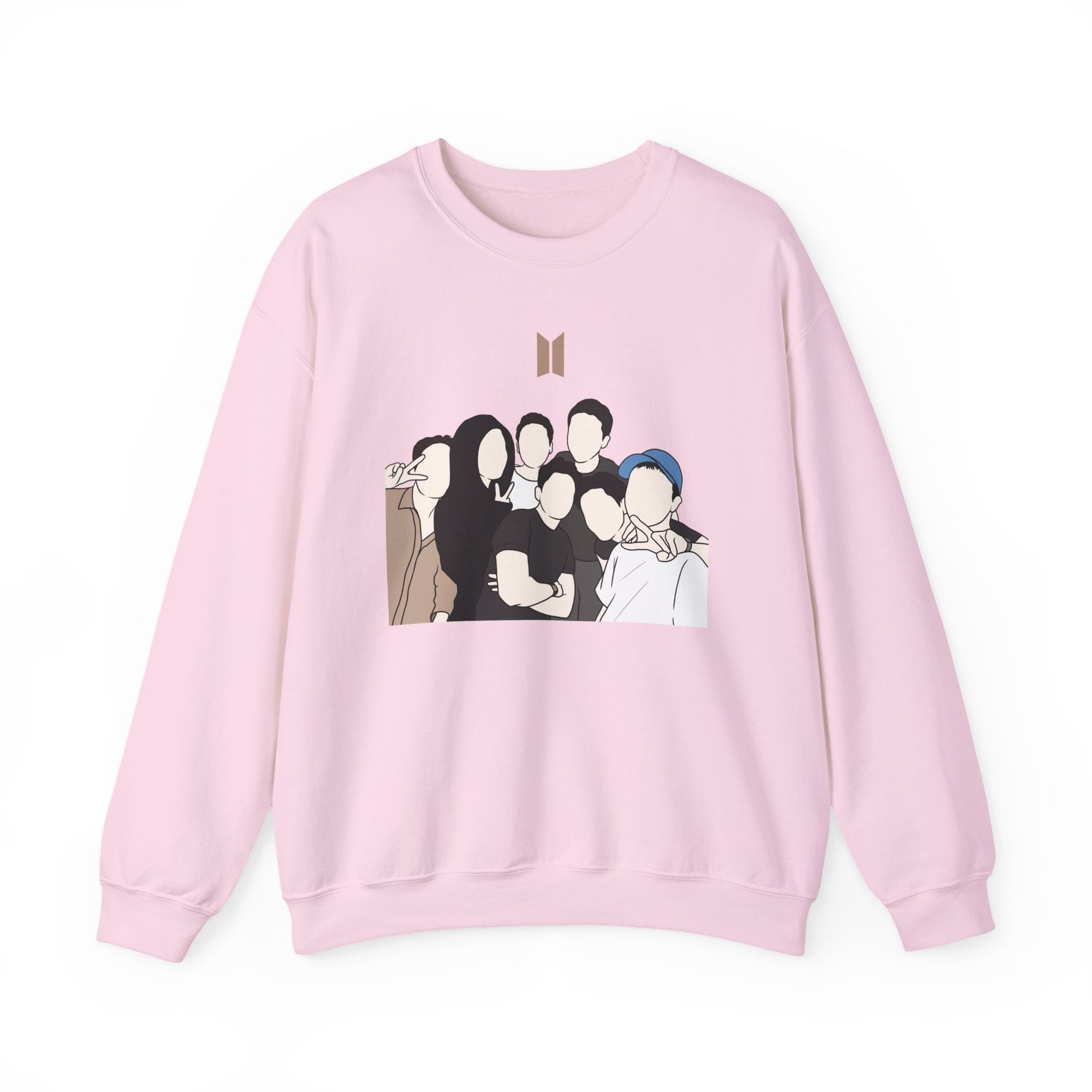 Kpop Logo-Inspired Sweatshirt – Unisex Pullover for Korean Pop Fans and Stylish Merch Lovers