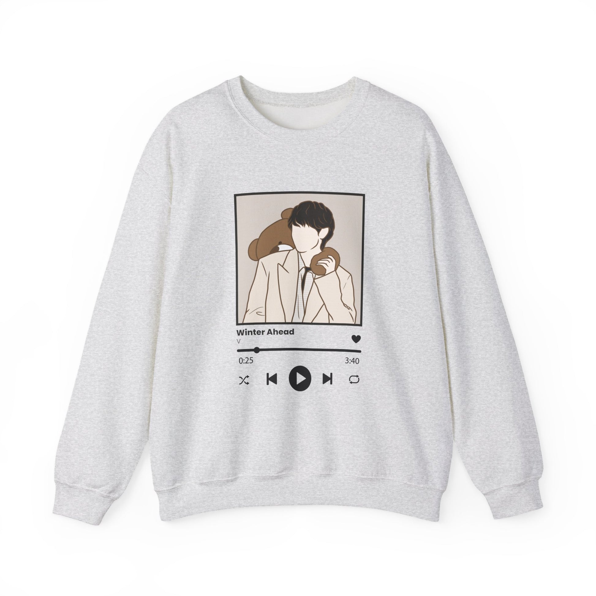 V ‘Winter Ahead’ Kpop Sweatshirt – Serene Crewneck for ARMY and Bangtan Style Fans