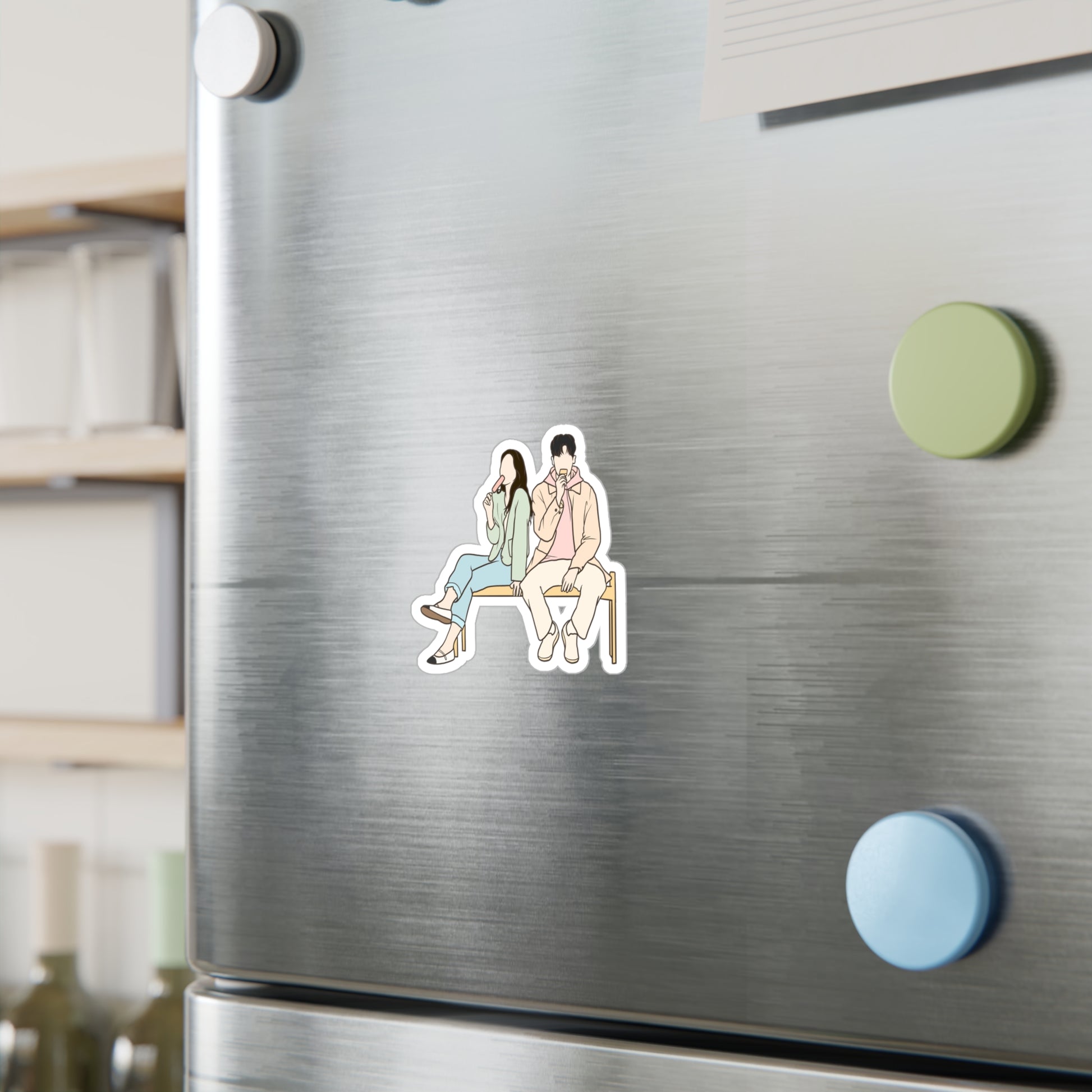 Doctor Slump Kdrama Sticker – Kiss-Cut Fanart for Healing Romance Fans