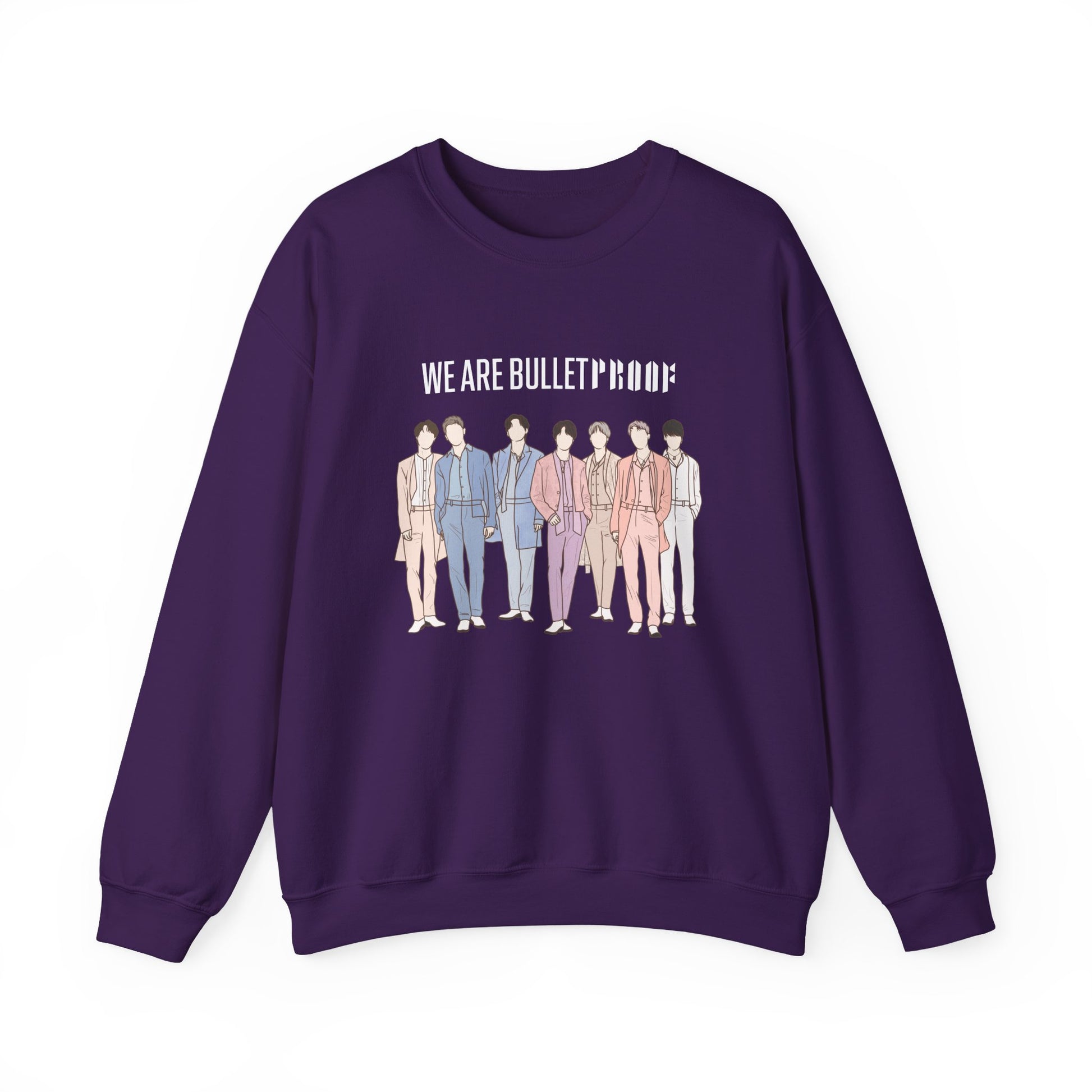 Proof-Inspired Bangtan Kpop Sweatshirt – Unisex Crewneck for ARMY and Korean Pop Fans