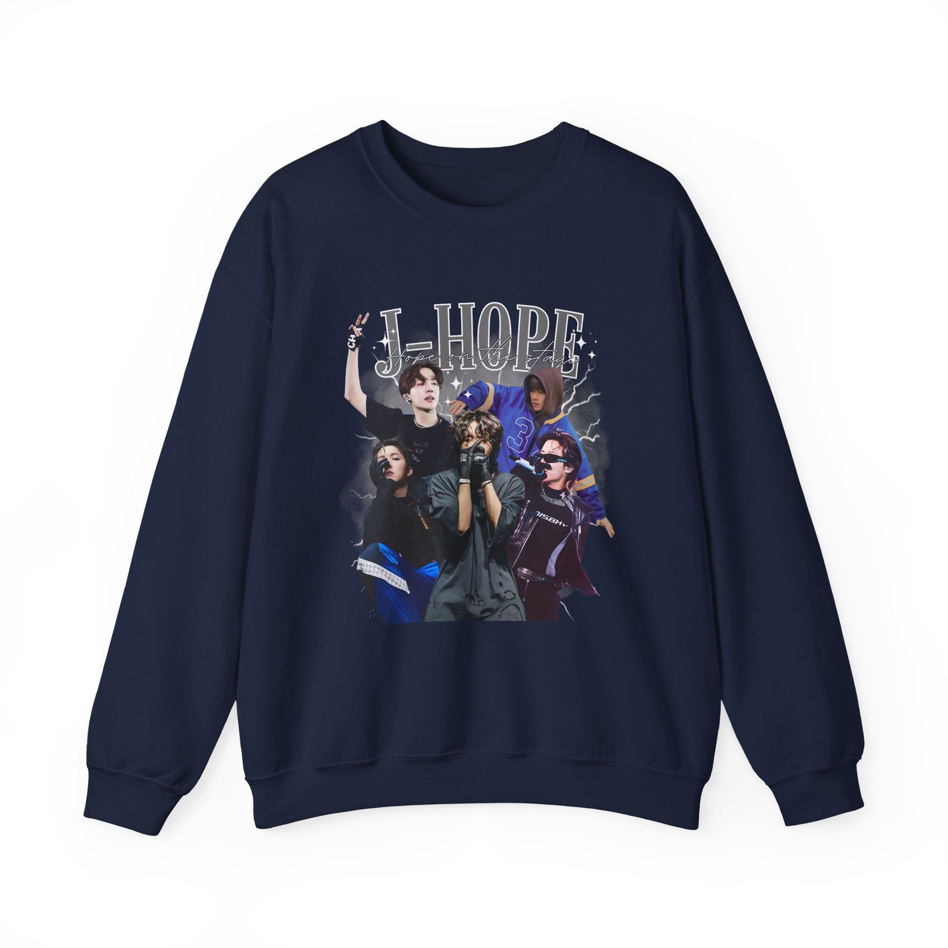 J-Hope ‘Hope on the Stage’ Kpop Sweatshirt – Unisex Crewneck for ARMY and Korean Pop Merch Lovers