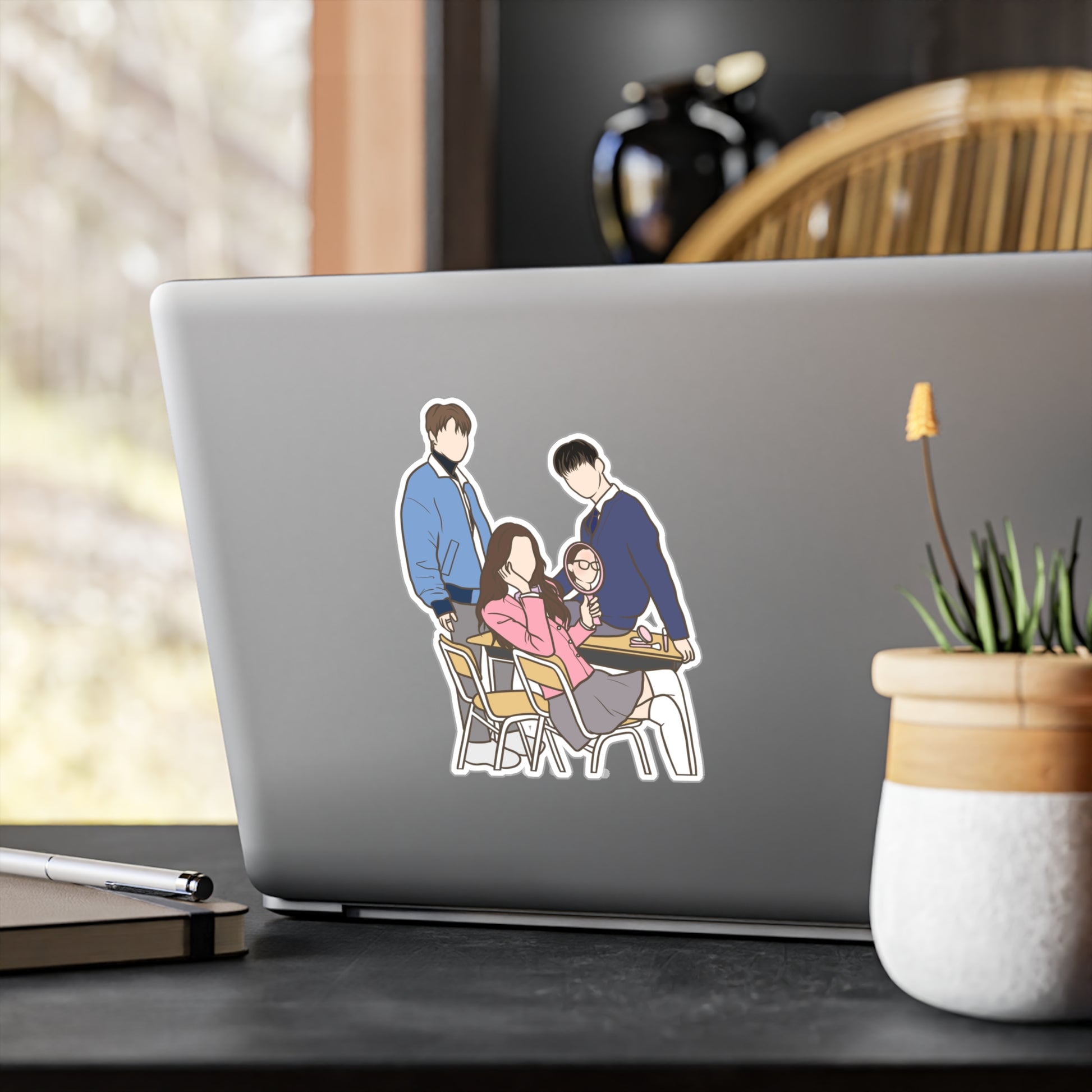 True Beauty Kdrama Sticker – Kiss-Cut Fanart for Teen Romance and Kdrama Fans