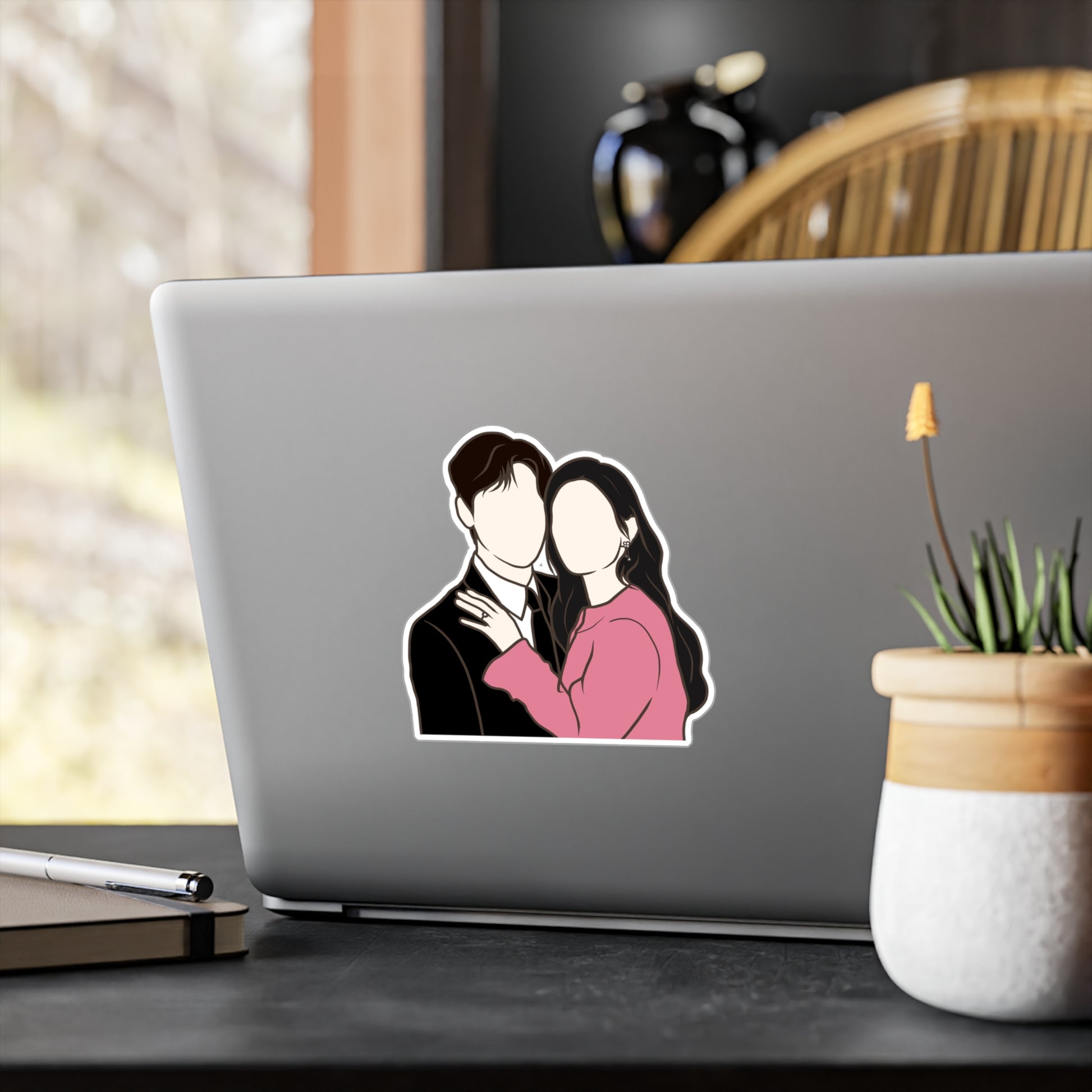 Queen of Tears Kdrama Sticker – Kiss-Cut Fanart for Emotional Romance Fans