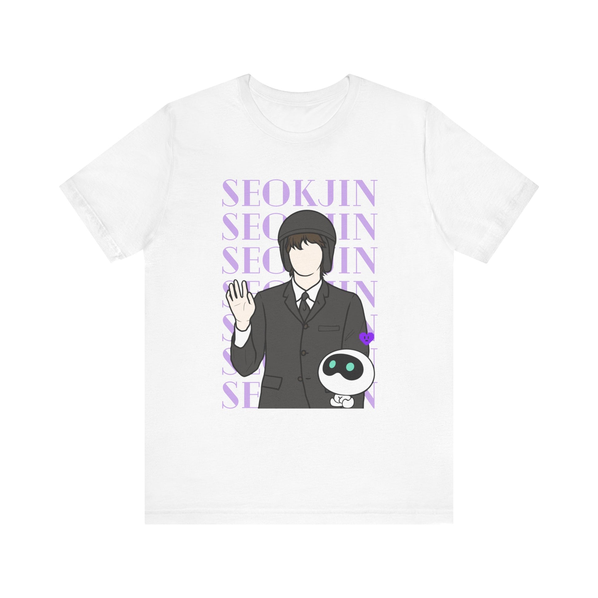Astronaut-Inspired Kpop T-Shirt – Jin Fan Tee for ARMY and Korean Pop Lovers