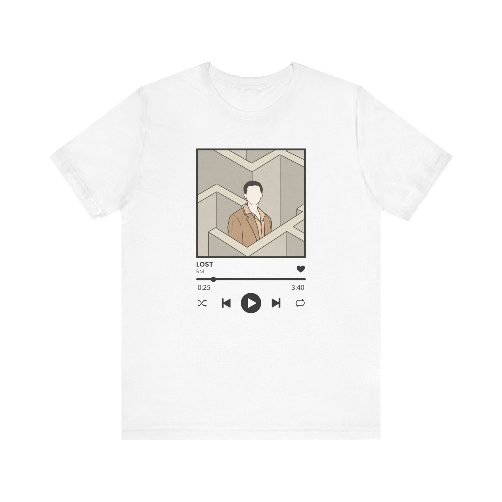 RM Lost-Inspired Kpop T-Shirt – Namjoon Fan Tee for ARMY and Korean Pop Lovers