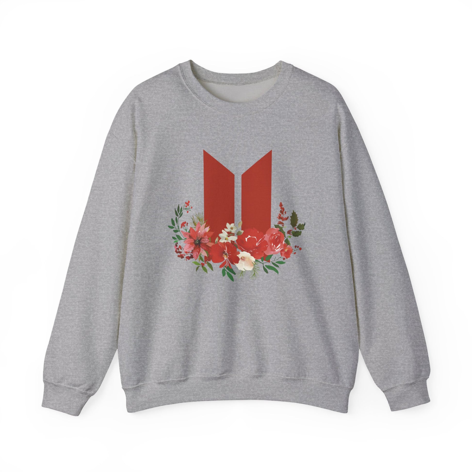 Kpop Christmas Sweatshirt – Festive Holiday Pullover for ARMY and Korean Pop Fans