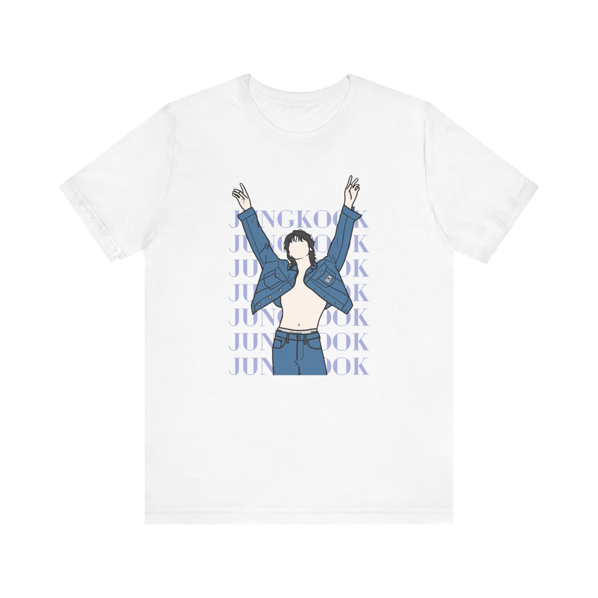 Jungkook-Inspired T-Shirt – Unisex Kpop Tee Featuring CK Style Design
