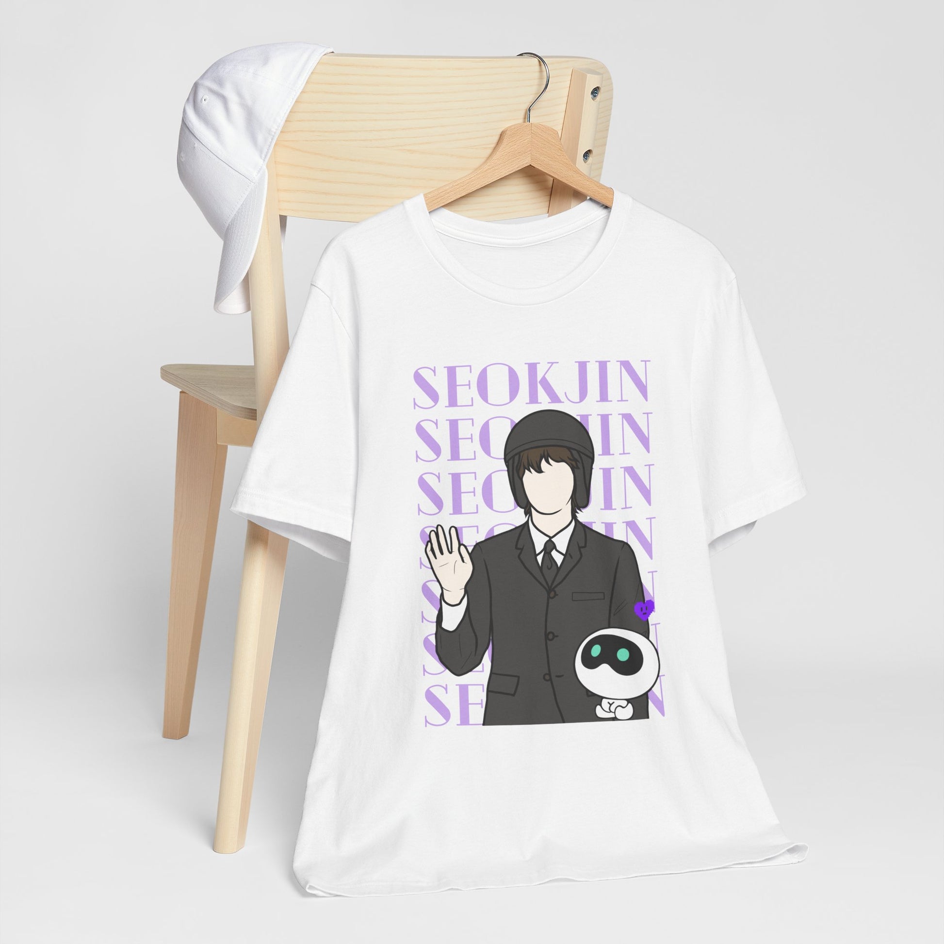 Astronaut-Inspired Kpop T-Shirt – Jin Fan Tee for ARMY and Korean Pop Lovers