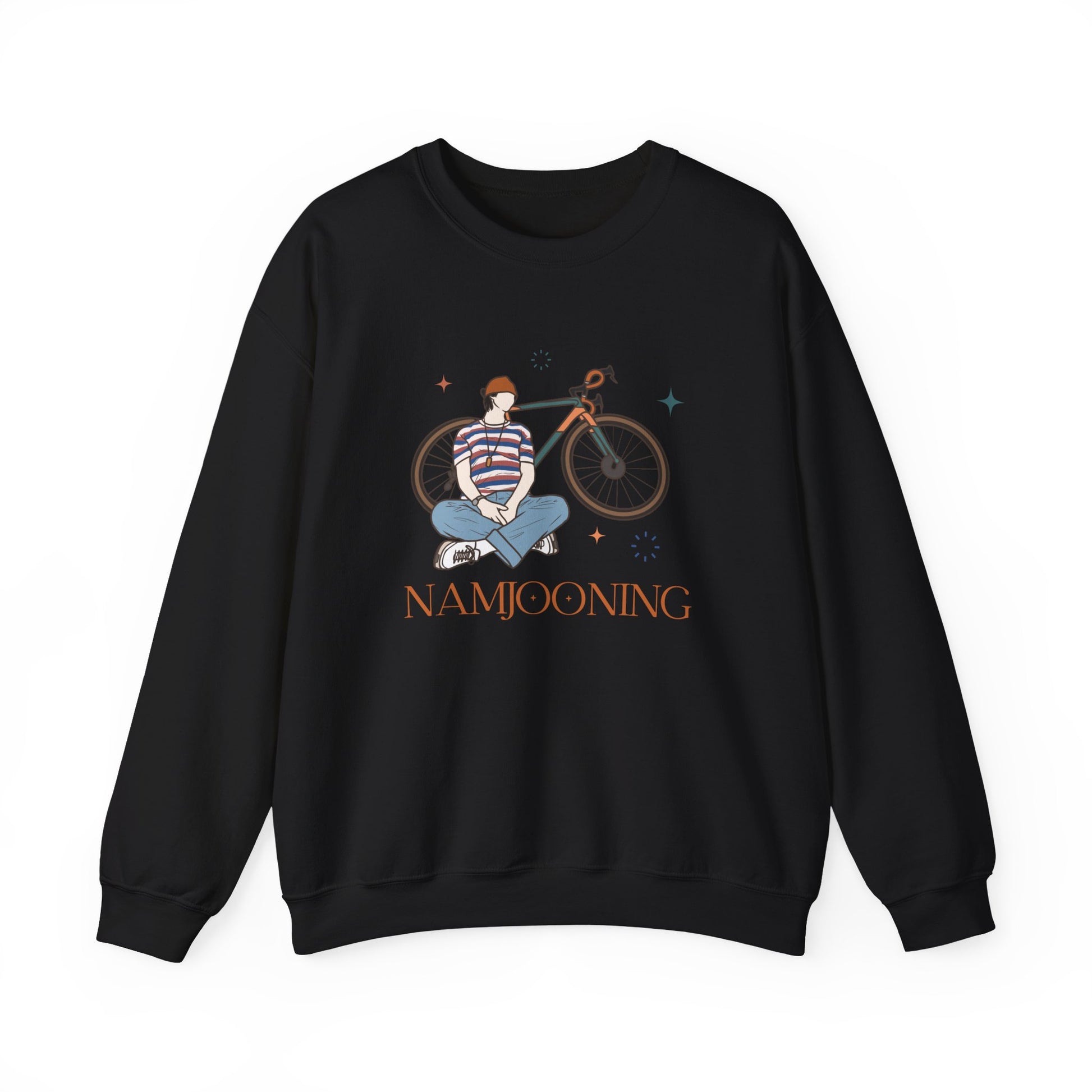 RM-Inspired Kpop Sweatshirt – Namjooning Unisex Crewneck for ARMY and Nature-Loving Fans