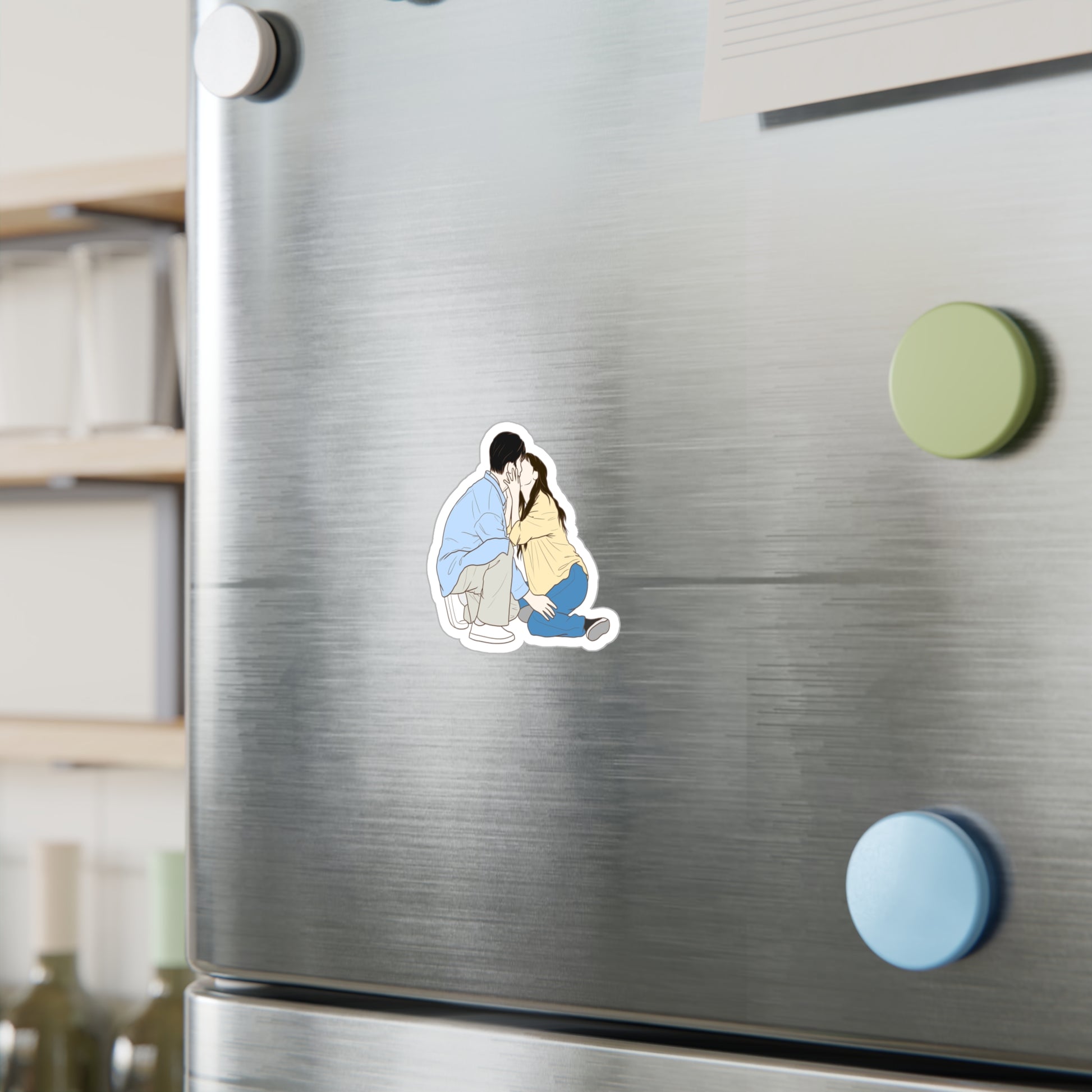 My Sweet Mobster Kdrama Sticker – Kiss-Cut Fanart for Unique Romance Fans
