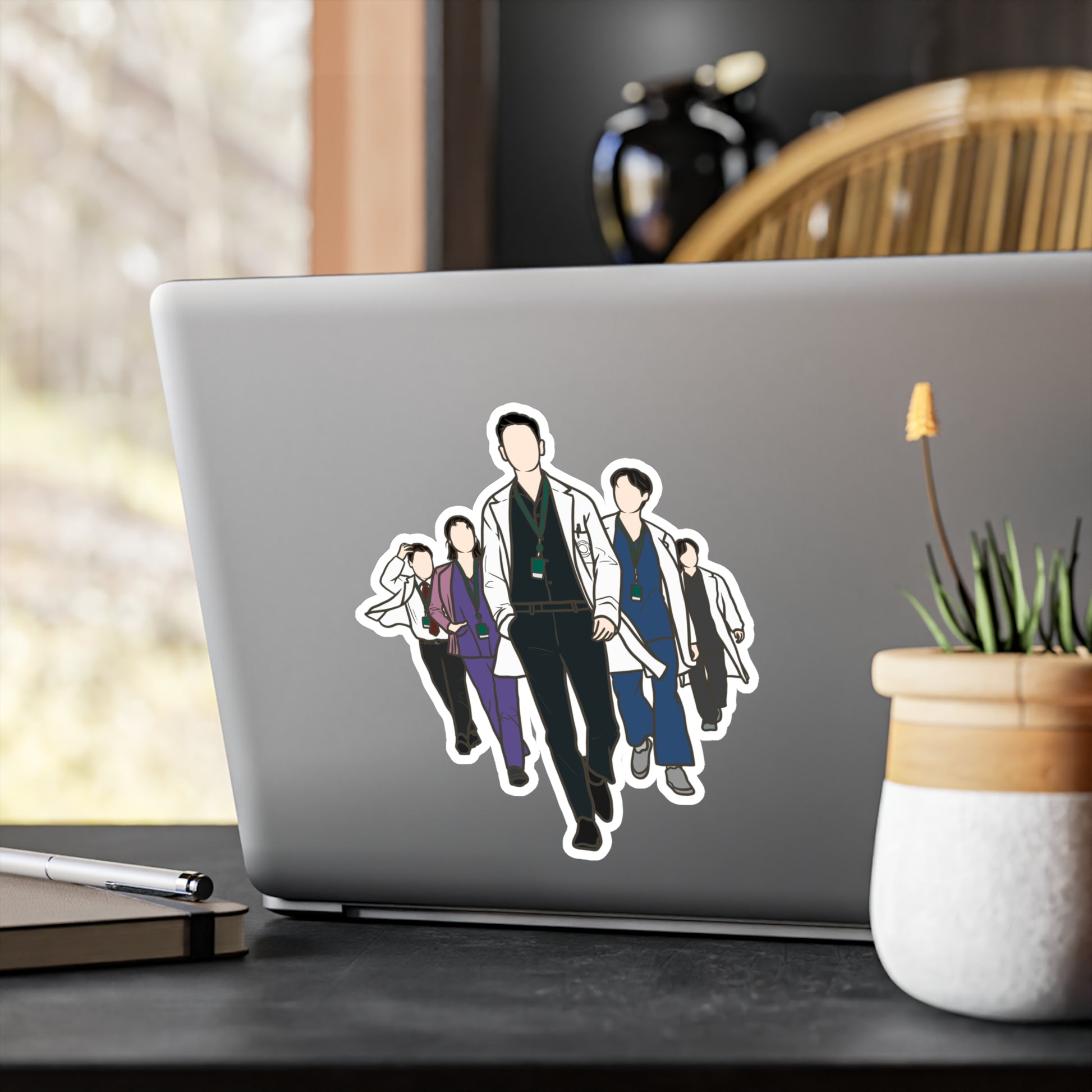 The Trauma Code Kdrama Sticker – Kiss-Cut Fanart for Medical Drama Fans