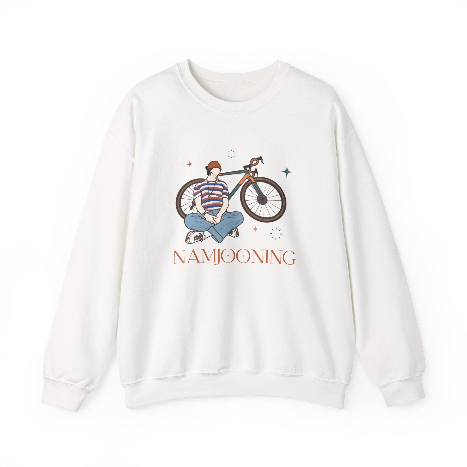 RM-Inspired Kpop Sweatshirt – Namjooning Unisex Crewneck for ARMY and Nature-Loving Fans