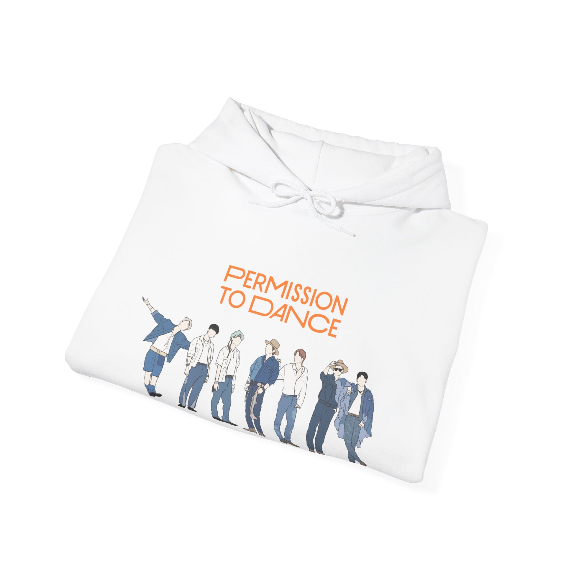 Permission to Dance-Inspired Kpop Hoodie – Cheerful Hooded Sweatshirt for ARMY and Korean Pop Fans