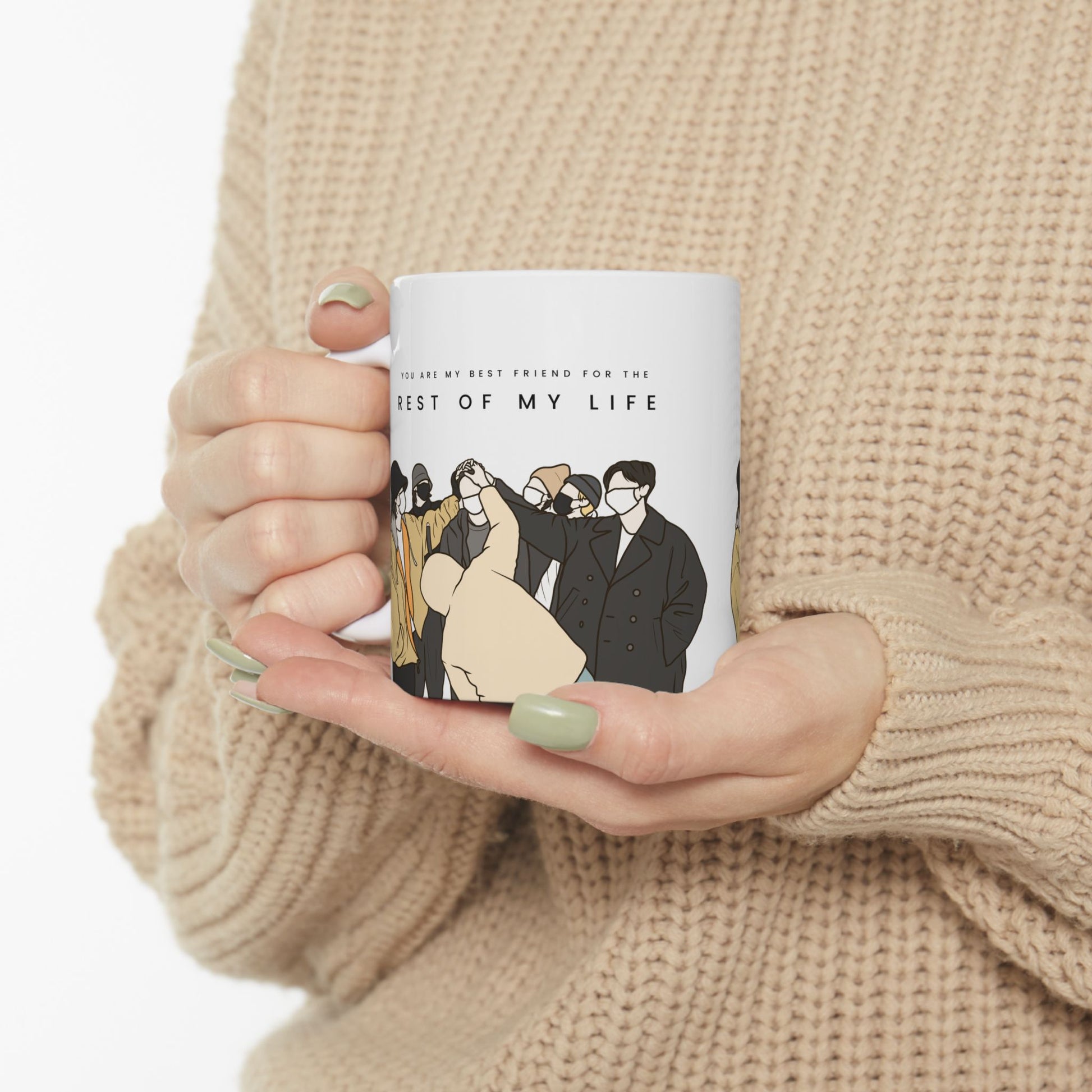Rest of My Life Kpop Mug – Minimal Accent Gift for Fans with Soft Vibes