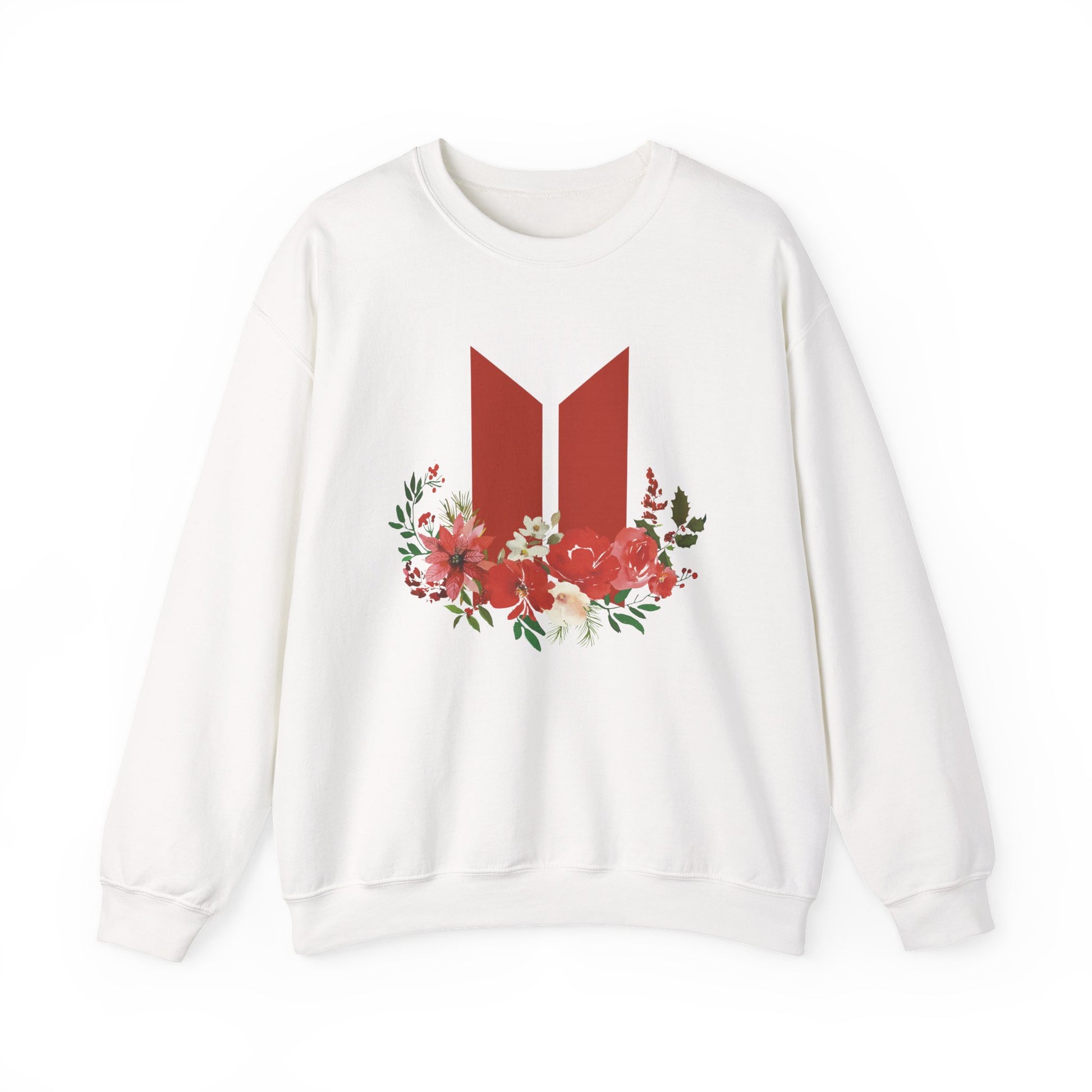 Kpop Christmas Sweatshirt – Festive Holiday Pullover for ARMY and Korean Pop Fans