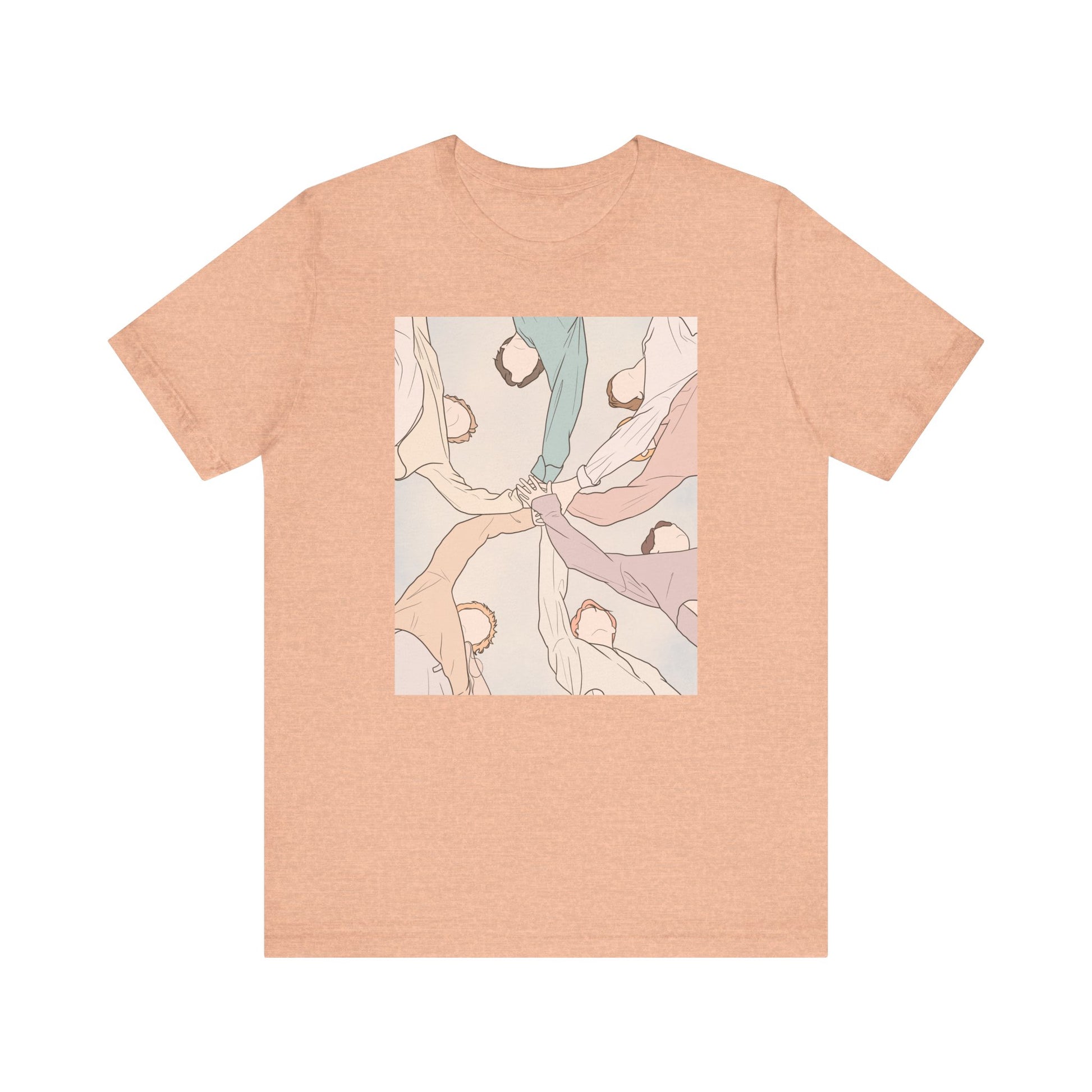 Bangtan-Inspired Kpop T-Shirt – Unisex Friendship Tee for ARMY and Korean Music Fans