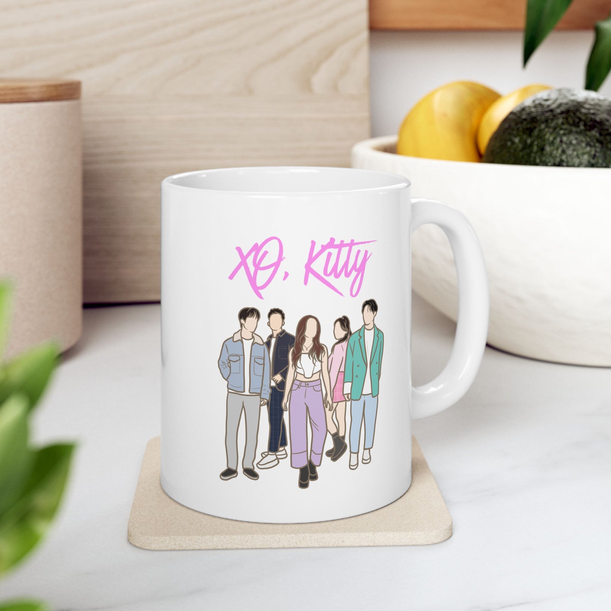 XO, Kitty Mug – Netflix-Inspired Korean Romance Cup for Young Drama Fans