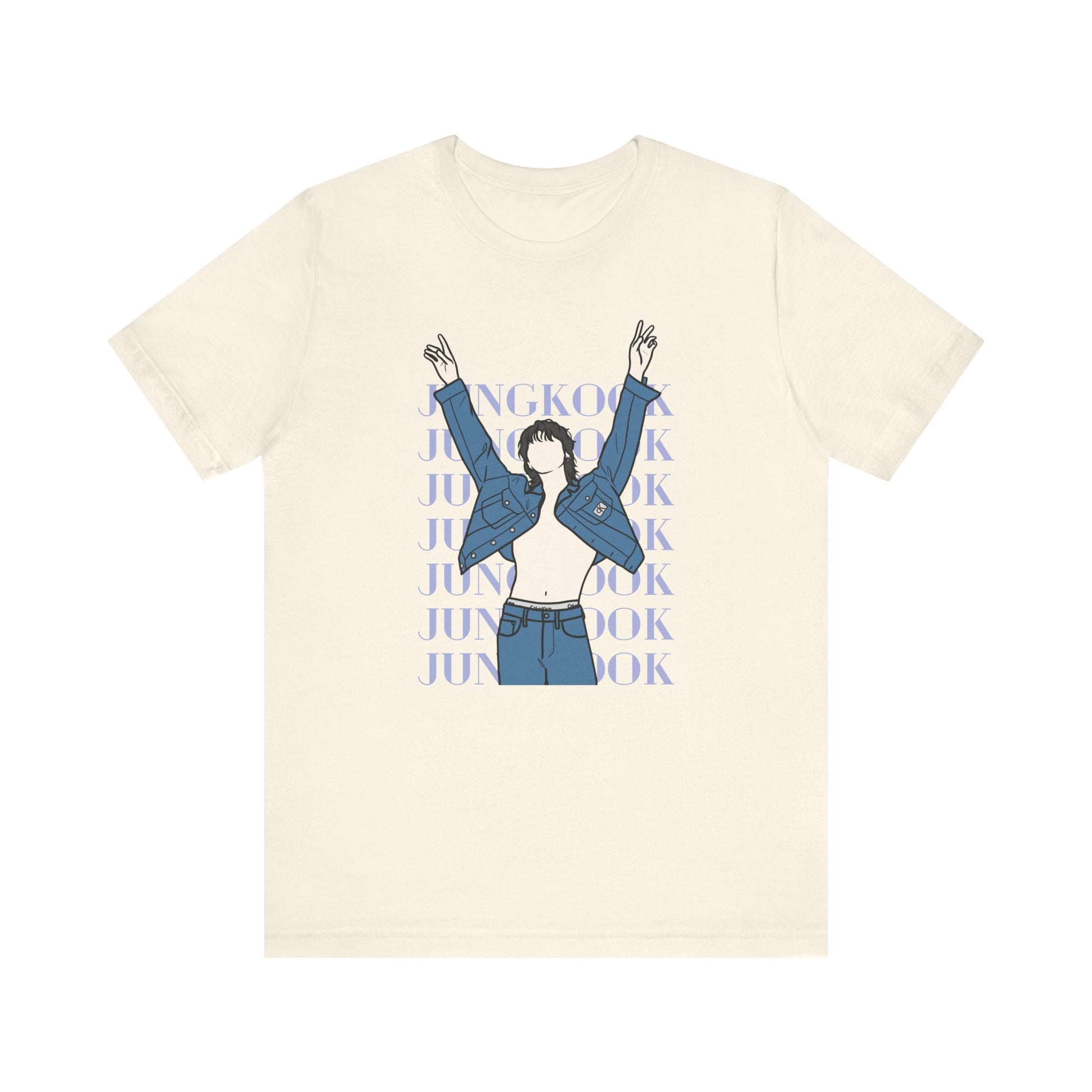 Jungkook-Inspired T-Shirt – Unisex Kpop Tee Featuring CK Style Design