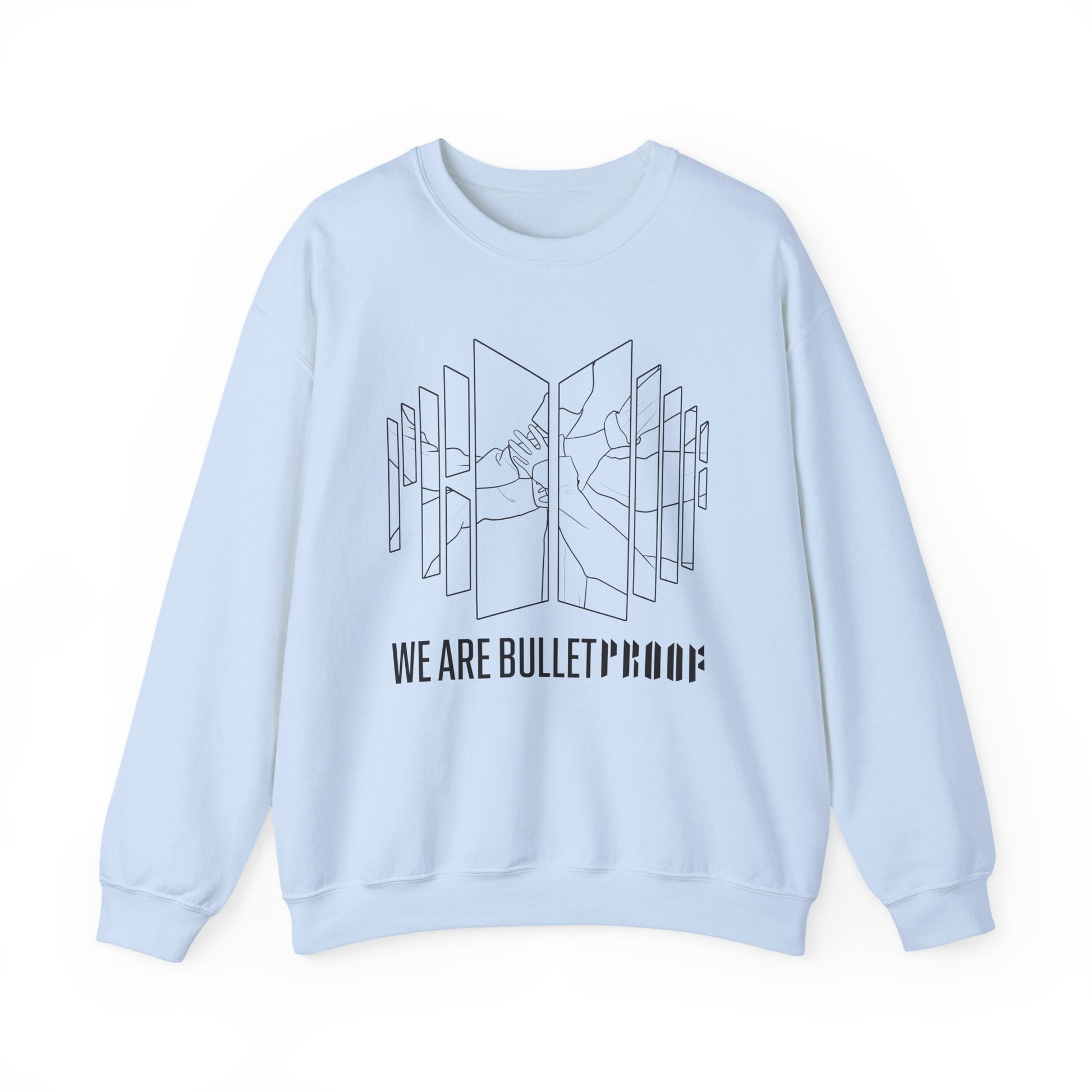 Bulletproof-Inspired Kpop Sweatshirt – Bangtan Proof Album Crewneck for ARMY and Korean Pop Fans