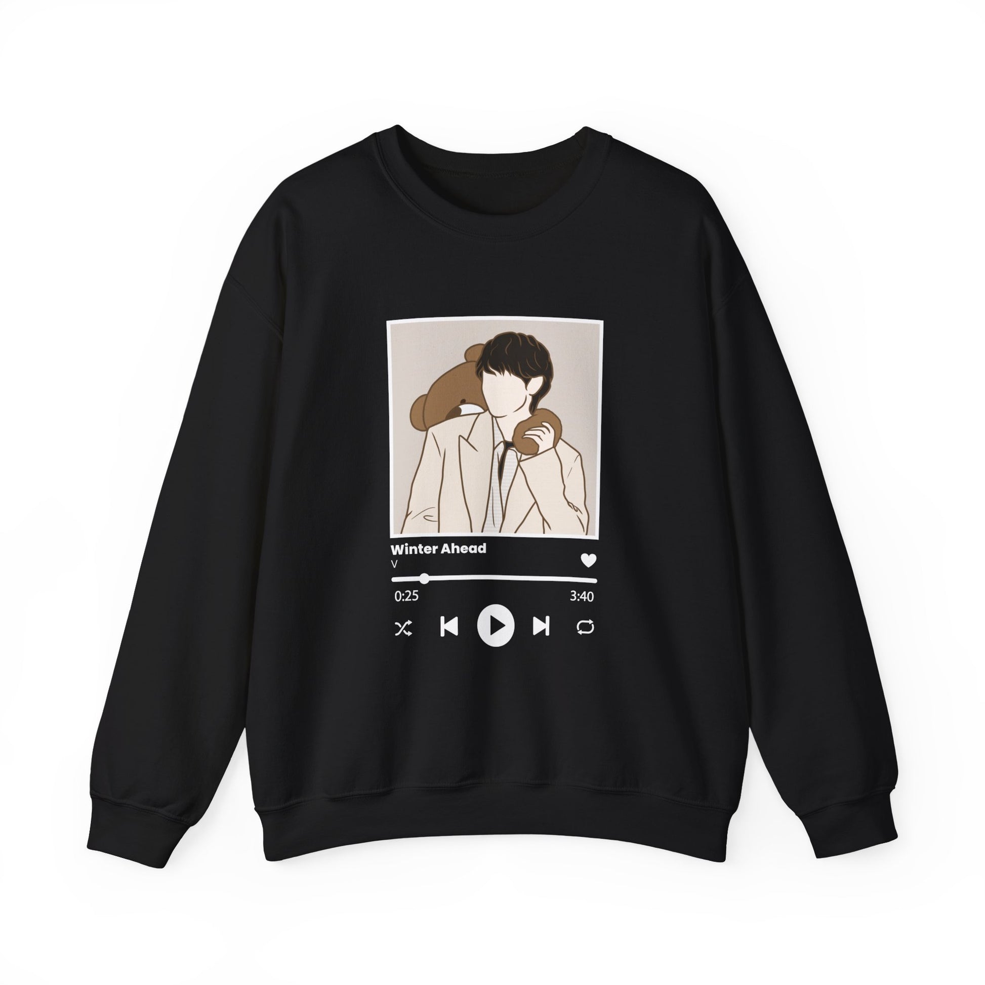V ‘Winter Ahead’ Kpop Sweatshirt – Serene Crewneck for ARMY and Bangtan Style Fans
