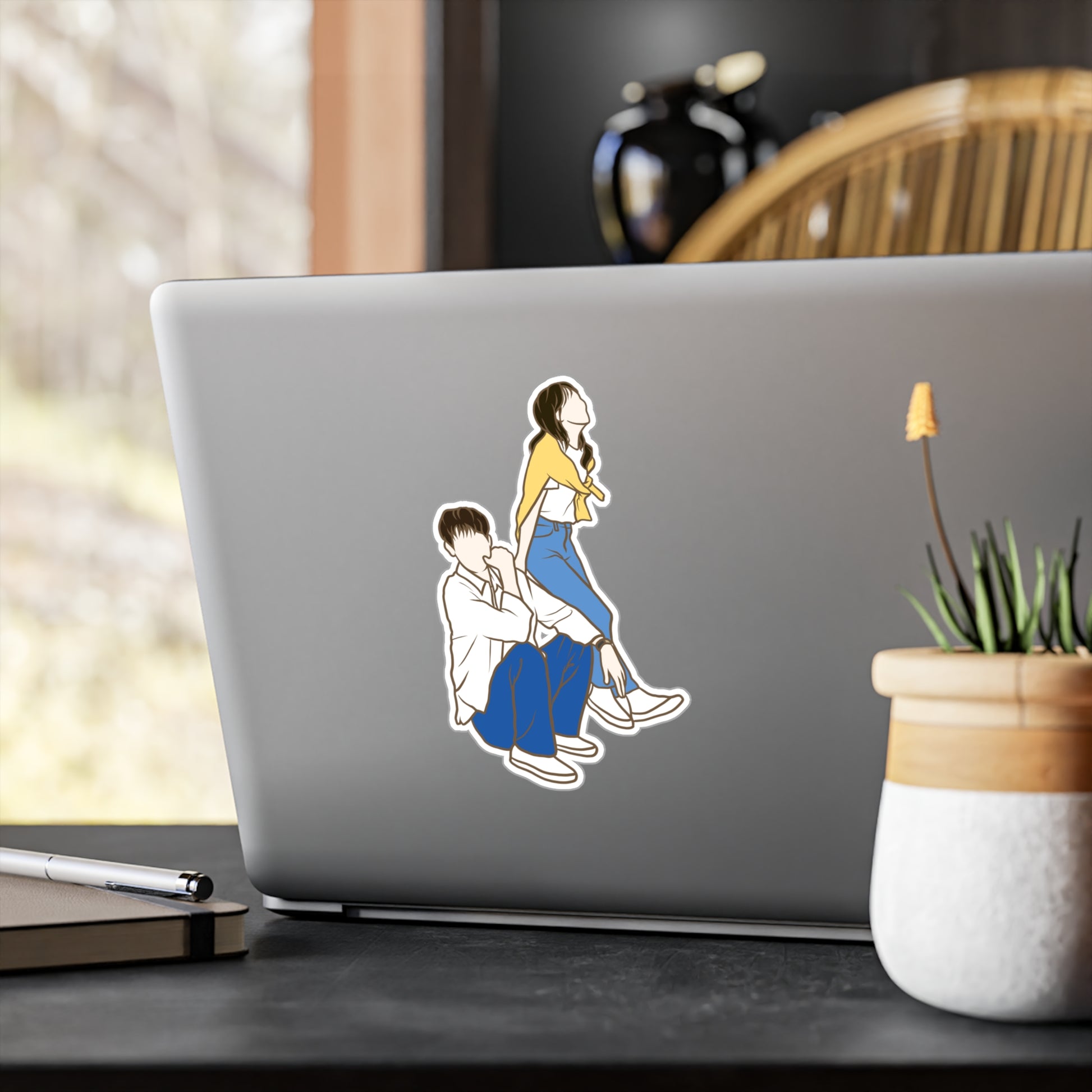 Our Beloved Summer Kdrama Sticker – Kiss-Cut Fanart for Nostalgic Romance Fans