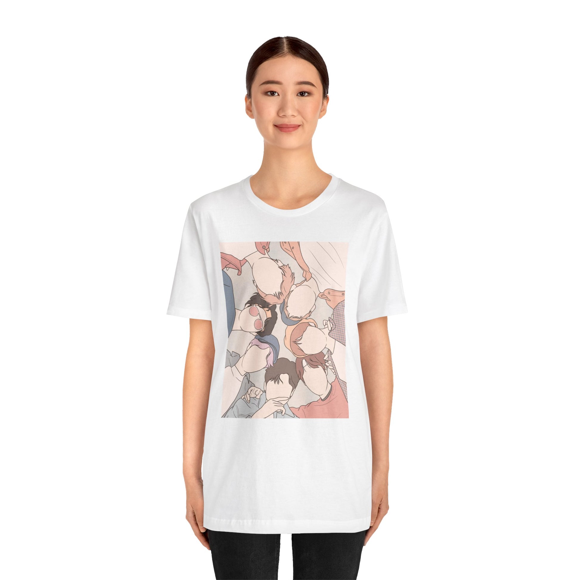 Bangtan-Inspired Kpop T-Shirt – Unisex Friendship Tee for ARMY and Fans