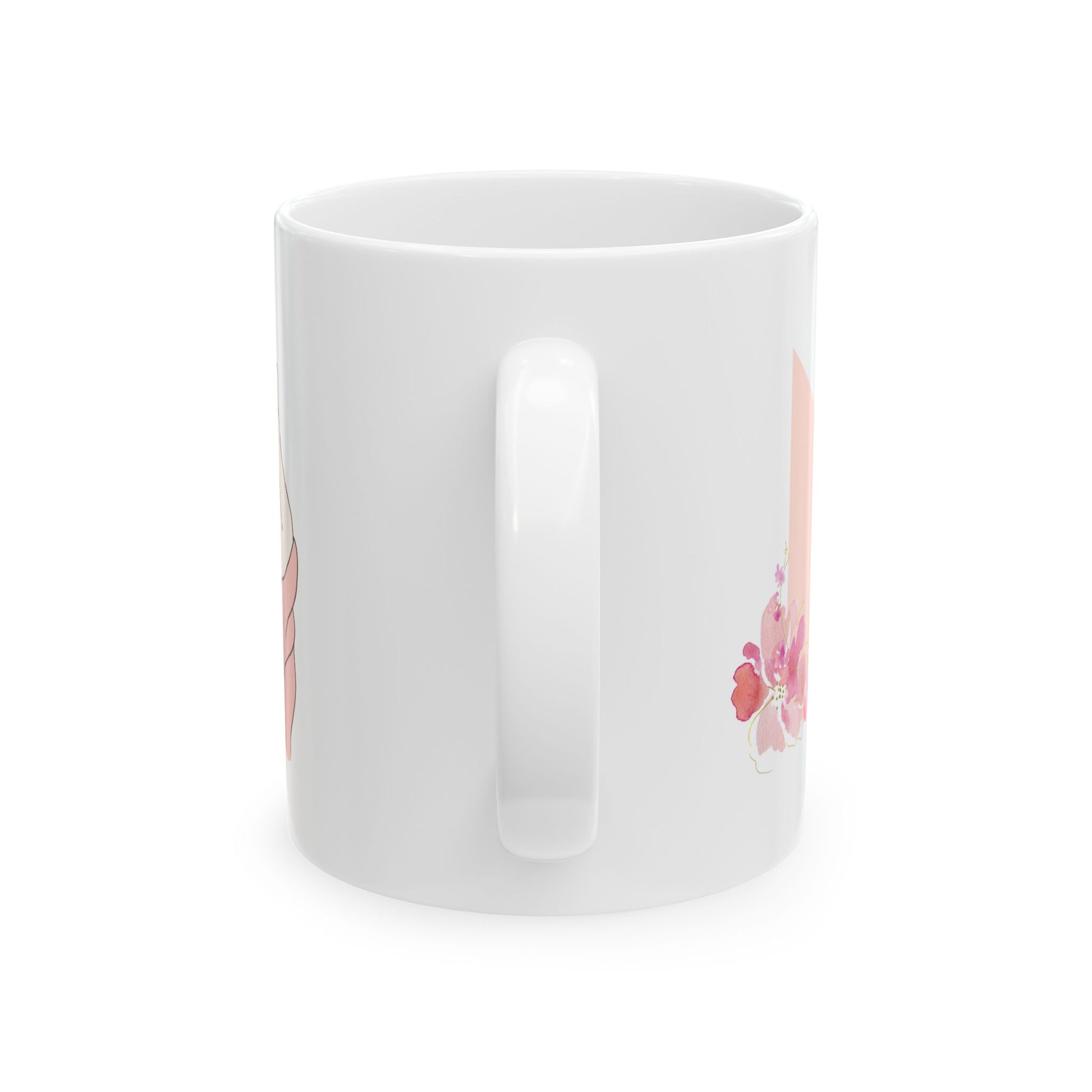 Kpop Logo Mug with Korean Heart – 11oz & 15oz Glossy Fan Gift