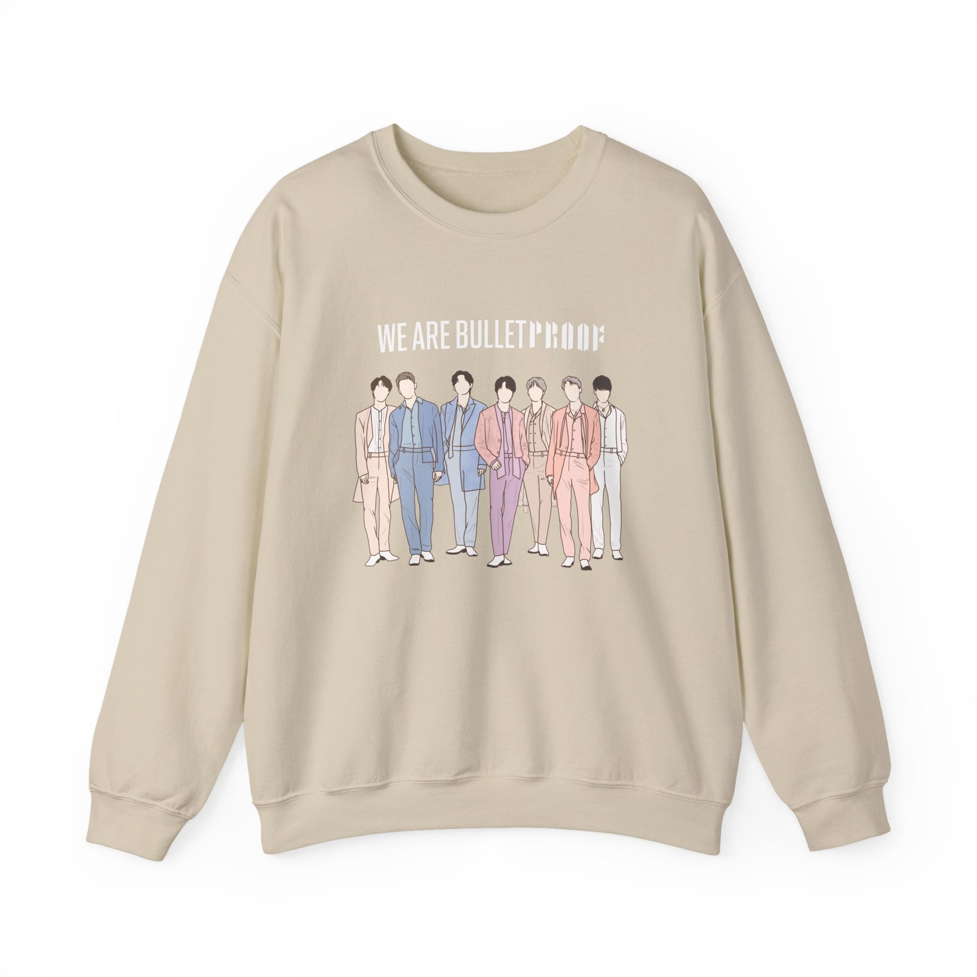 Proof-Inspired Bangtan Kpop Sweatshirt – Unisex Crewneck for ARMY and Korean Pop Fans