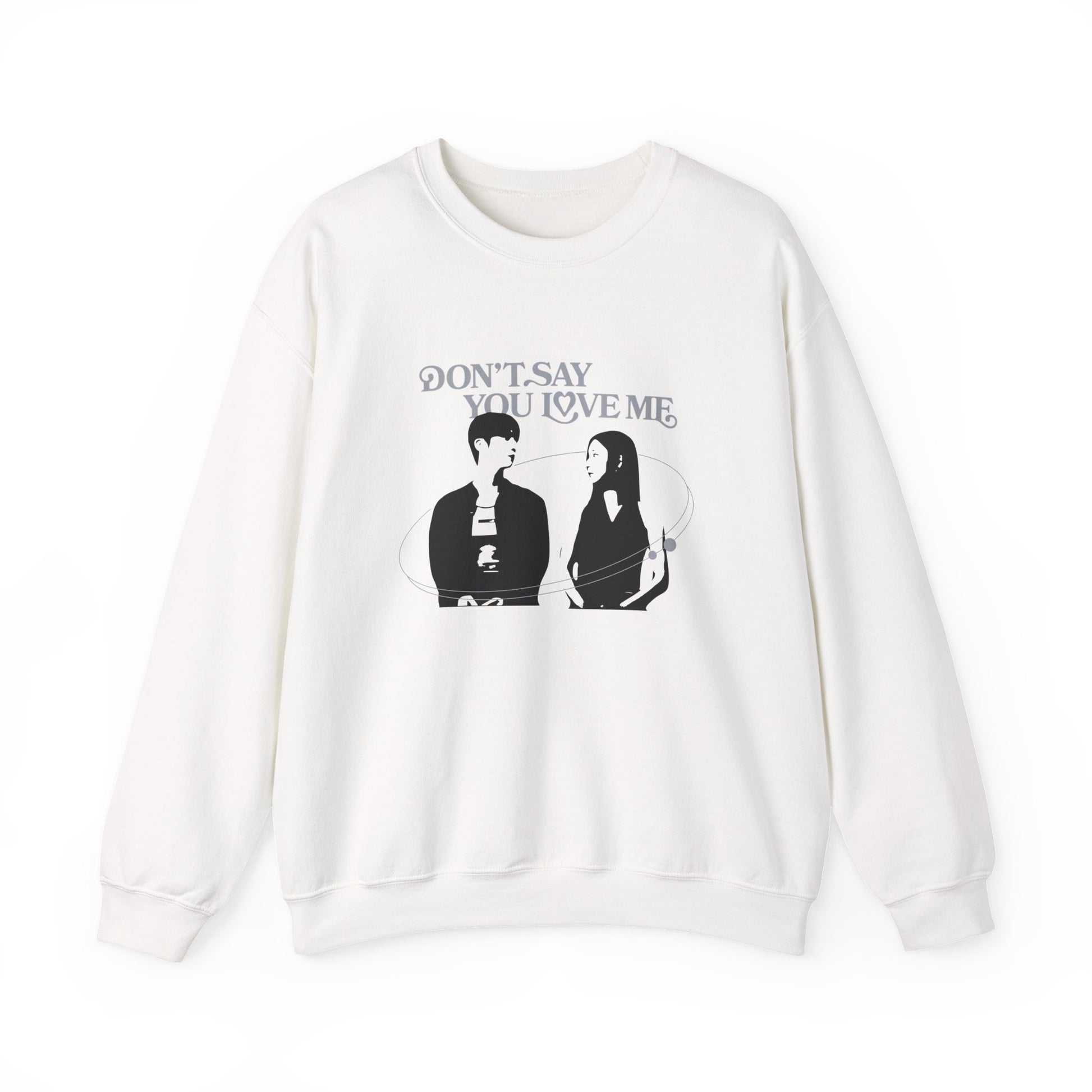 Jin-Inspired Kpop Sweatshirt – ‘Don’t Say You Love Me’ Crewneck for ARMY and Korean Pop Fans