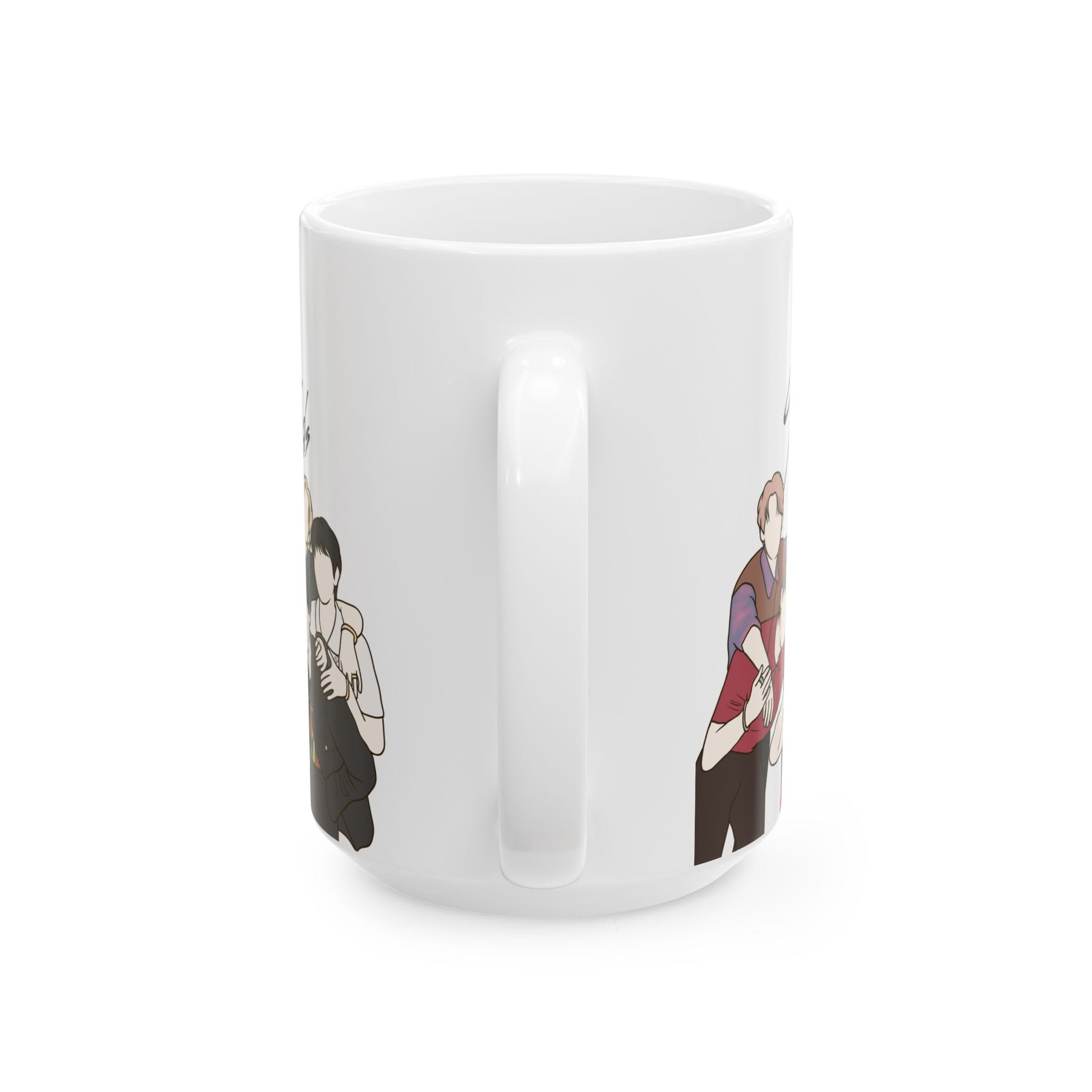 Minimal Stray-Inspired Mug – Kpop Fanart Cup & Room Decor for Everyday STAYs