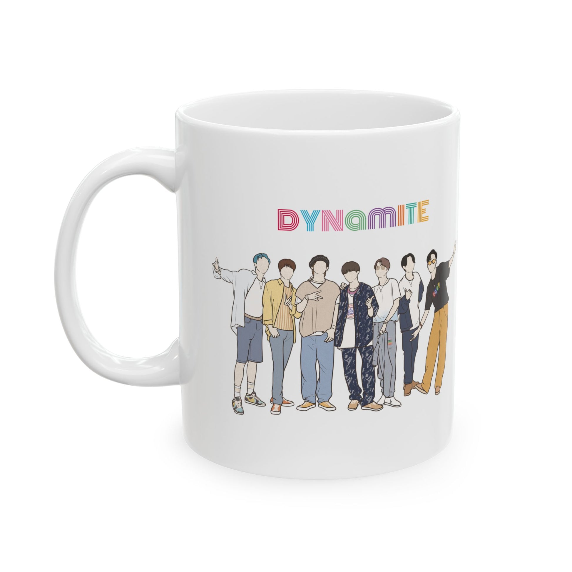 Dynamite-Inspired Kpop Mug – Minimal Aesthetic Fan Gift for Her