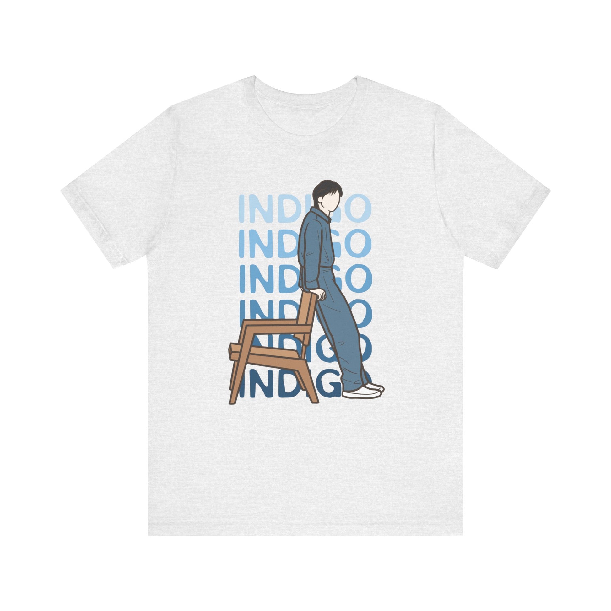 Indigo-Inspired Kpop T-Shirt – Namjoon Fan Tee for ARMY and Korean Music Lovers